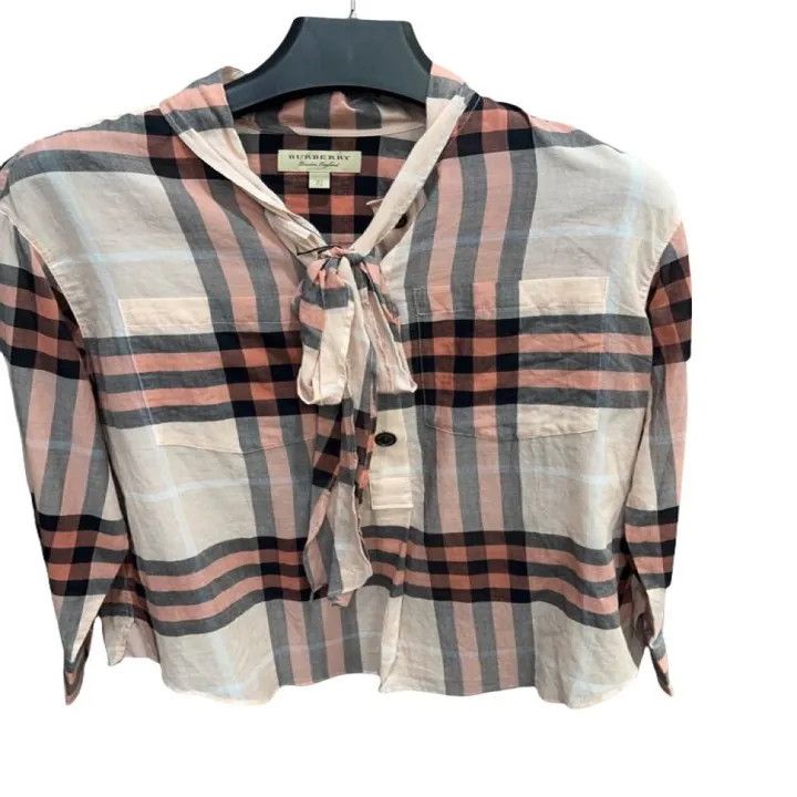 Burberry Burberry Classic Check Long Sleeve Shirt 0079 Size M / US 6-8 / IT 42-44 - 1 Thumbnail