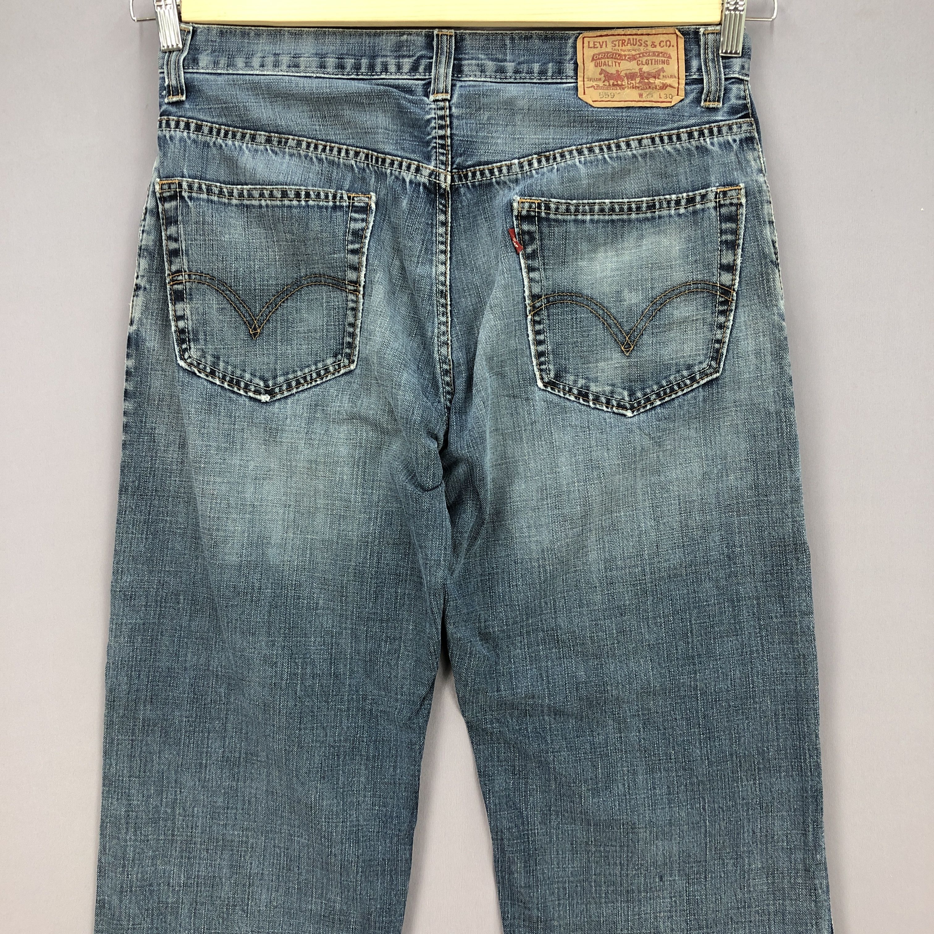 Levi's × Vintage Vintage Levis Jeans Levi's 559 Blue Wash Denim Pants Size US 34 / EU 50 - 4 Thumbnail