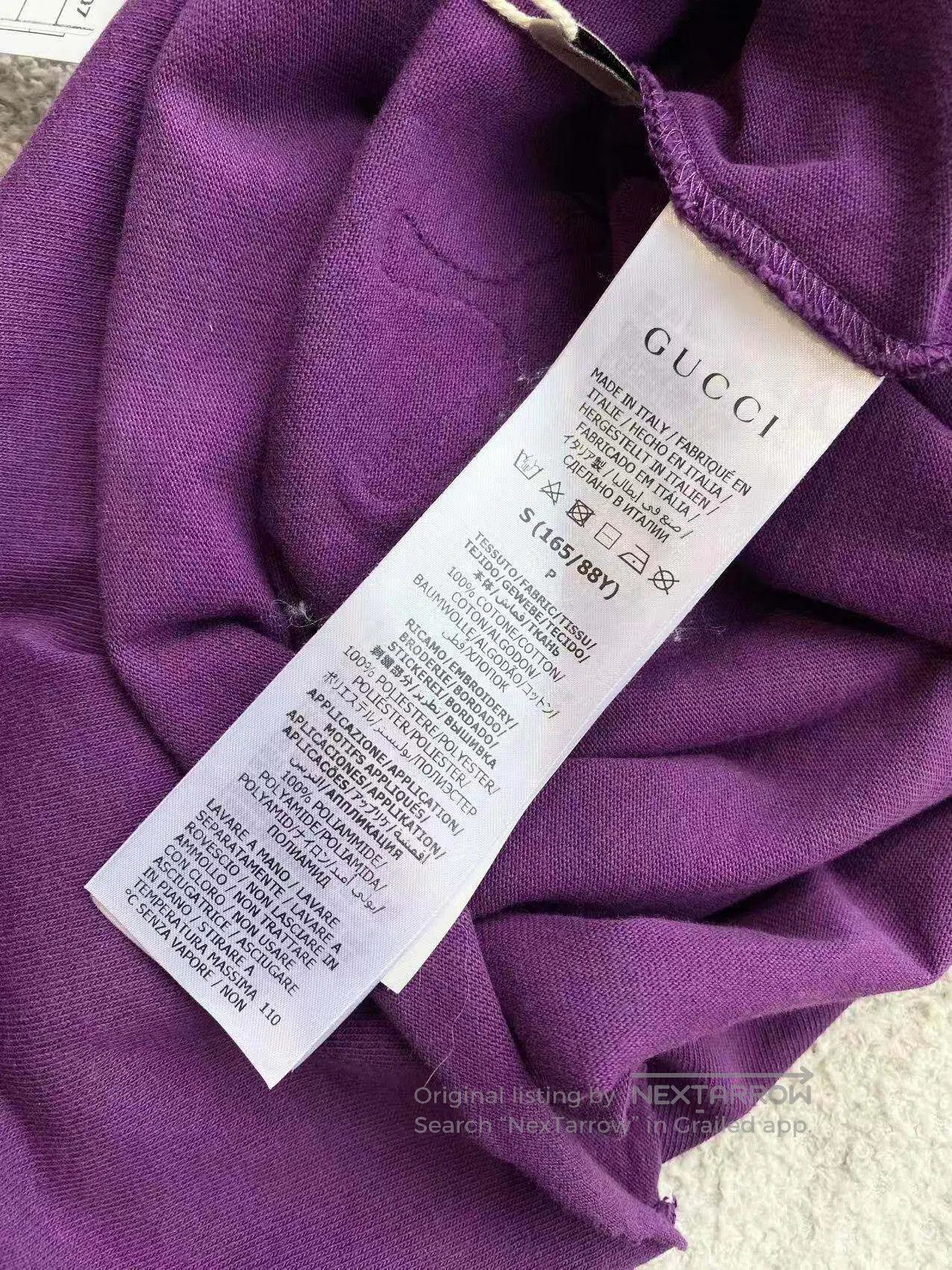 Gucci Guicci Panda digital print cropped sweatshirt| Size S / US 4 / IT 40 - 5 Thumbnail