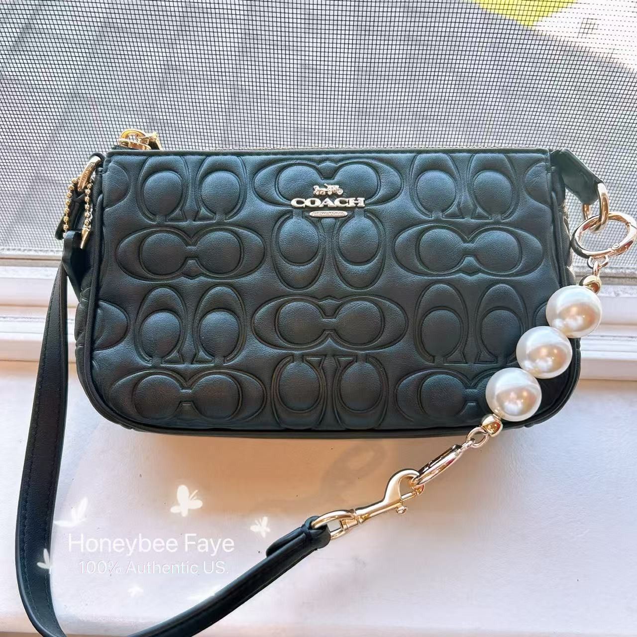 Coach Nolita 19 In Signature Leather CZ456 plus extended chain Size ONE SIZE - 2 Thumbnail