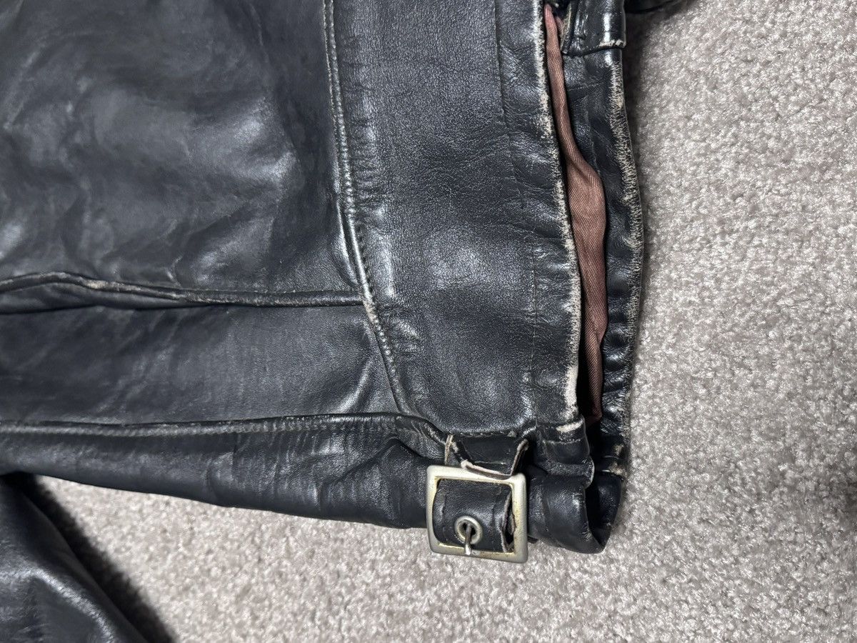 Schott Schott vintage cafe racer black leather jacket Size US S / EU 44-46 / 1 - 15 Thumbnail