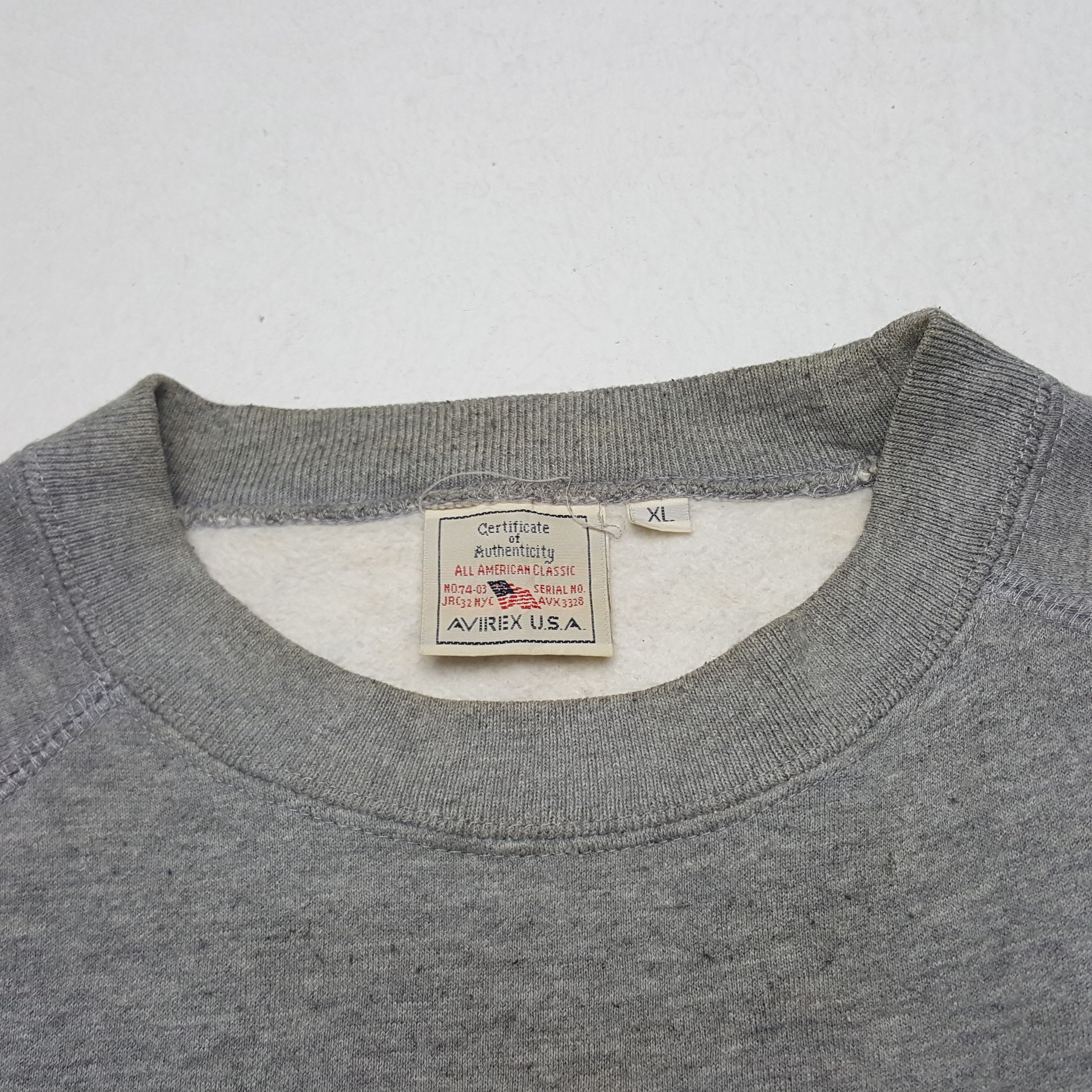 Avirex × Vintage Vintage Avirex Big Design Sweatshirt Size US L / EU 52-54 / 3 - 4 Thumbnail