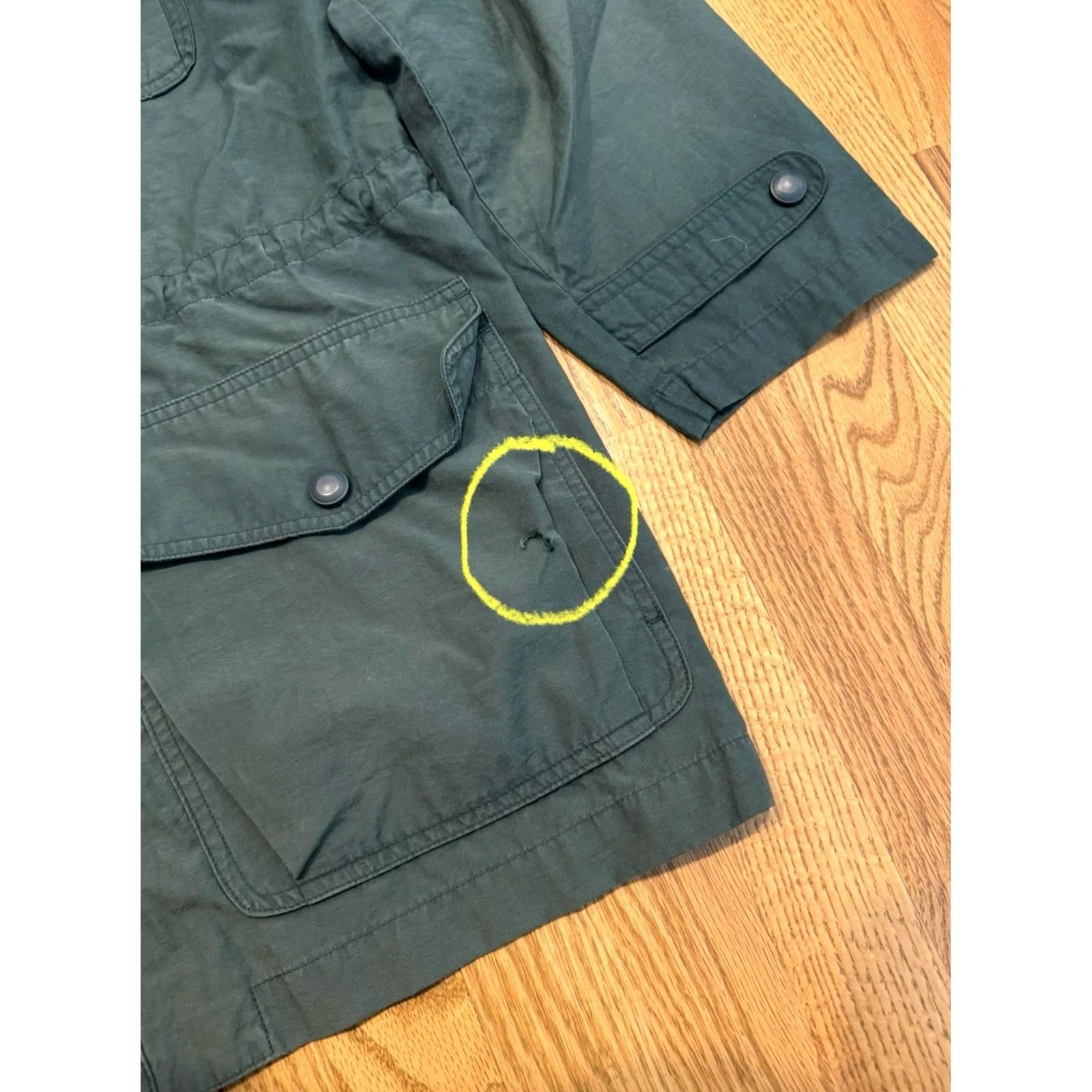 J.Crew VINTAGE J.CREW Jacket Parka Hooded Snap XL Men Green Cotton Nylon Oarsman Vintage Size US XL / EU 56 / 4 - 3 Thumbnail