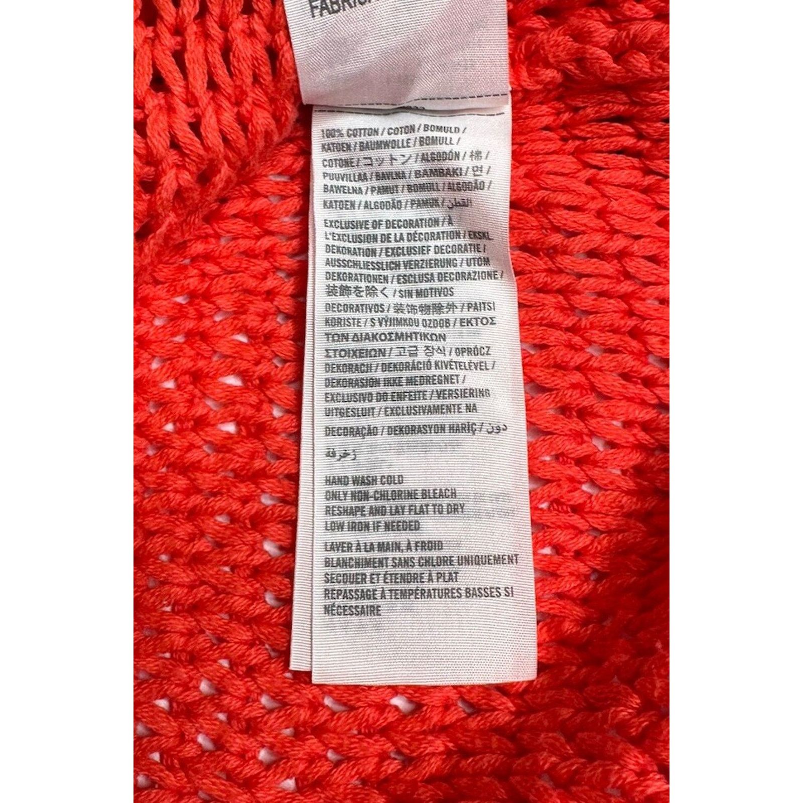 Hollister HOLLISTER Pink Coral Ombre V-Neck Beach Sweater Cover Up M Size M / US 6-8 / IT 42-44 - 7 Thumbnail