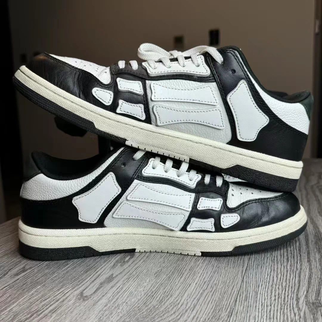 Amiri AMIRI Black & White Bone EU42 New Size US 9 / EU 42 - 3 Thumbnail