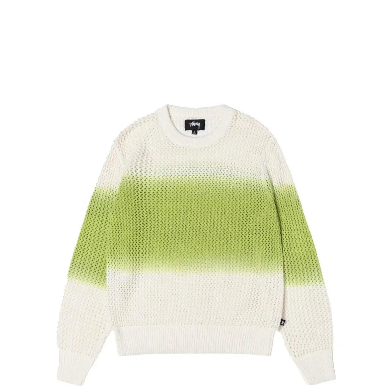 Stussy Stussy Pigment Dyed Loose Gauge Sweater, bright green Size US XL / EU 56 / 4 - 6 Thumbnail