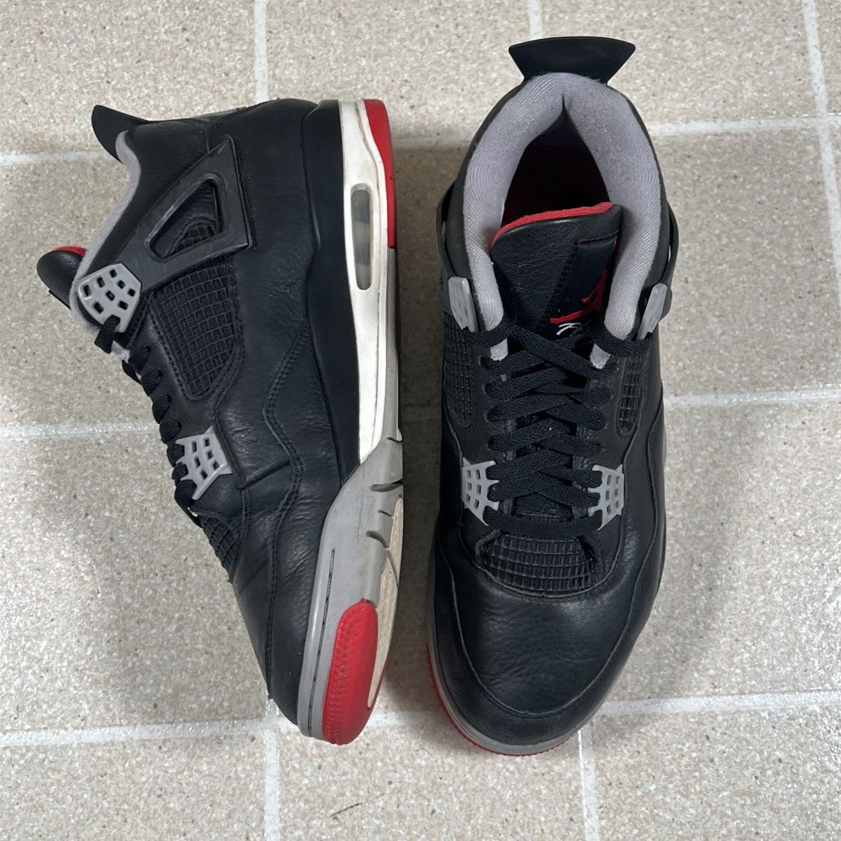 Jordan Brand Jordan Air Jordan 4 Retro Bred Reimagined Black sz 11 Size US 11 / EU 44 - 4 Thumbnail
