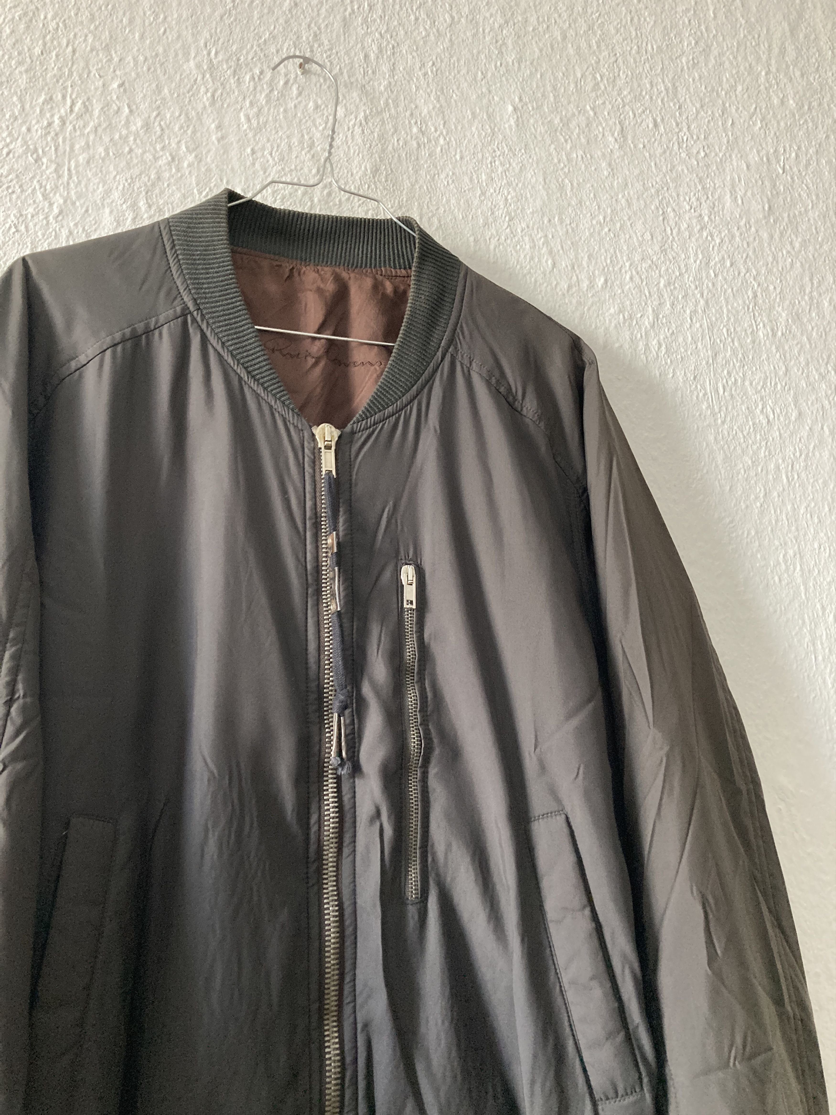 Rick Owens S/S 05 "SCORPIO" Runway Silk Bomber Jacket Rick Owens XL Size US XL / EU 56 / 4 - 8 Thumbnail