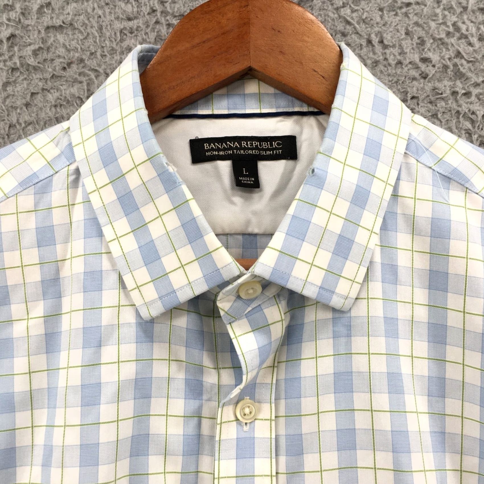 Banana Republic Banana Republic Button-Up Long Sleeve Shirt Mens L Slim Plaid Multicolor Cotton Size US L / EU 52-54 / 3 - 3 Thumbnail