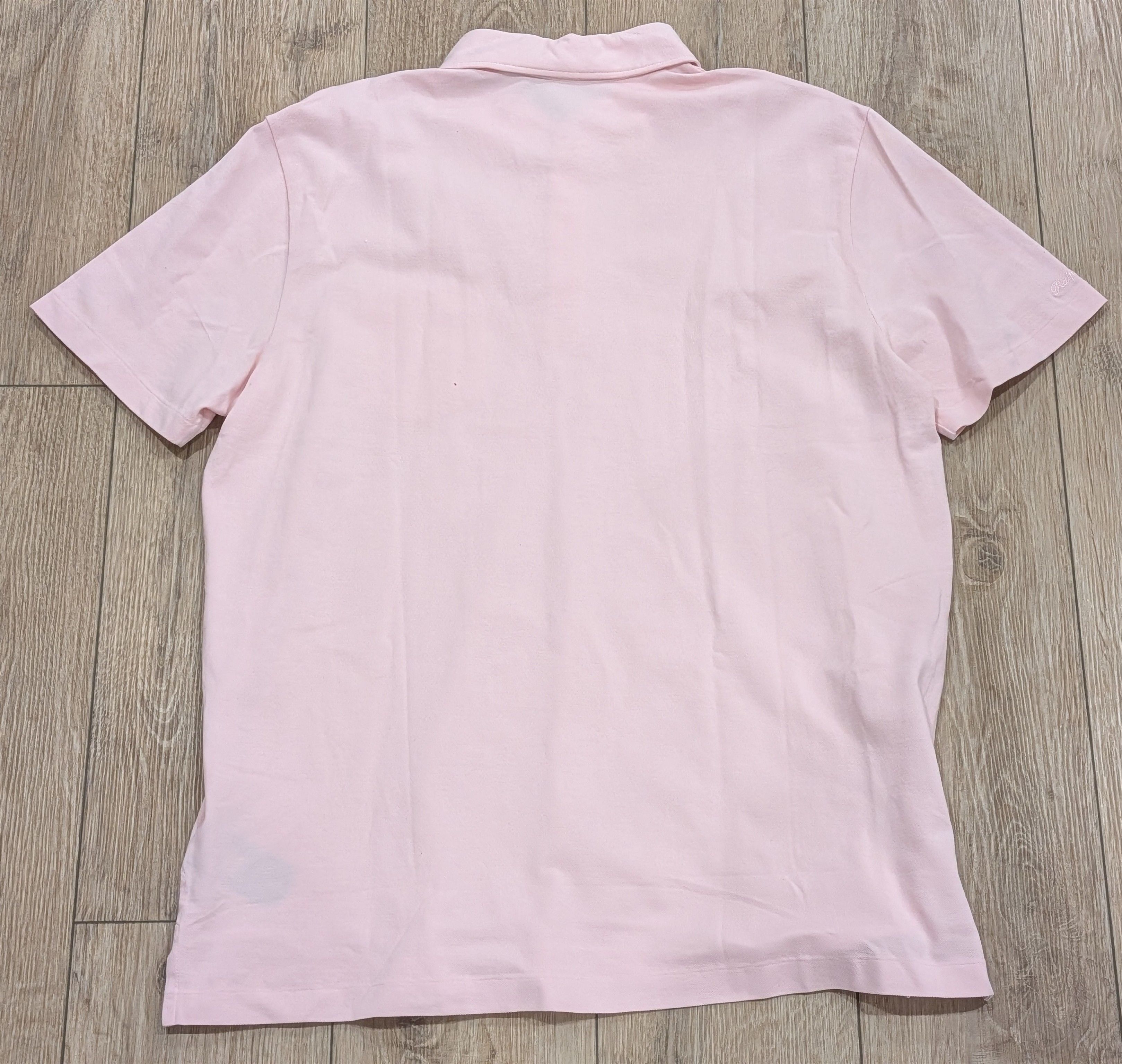 Ralph Lauren Purple Label RALPH LAUREN PURPLE LABEL Washed Pique Polo Shirt Pink Small Size US S / EU 44-46 / 1 - 2 Thumbnail