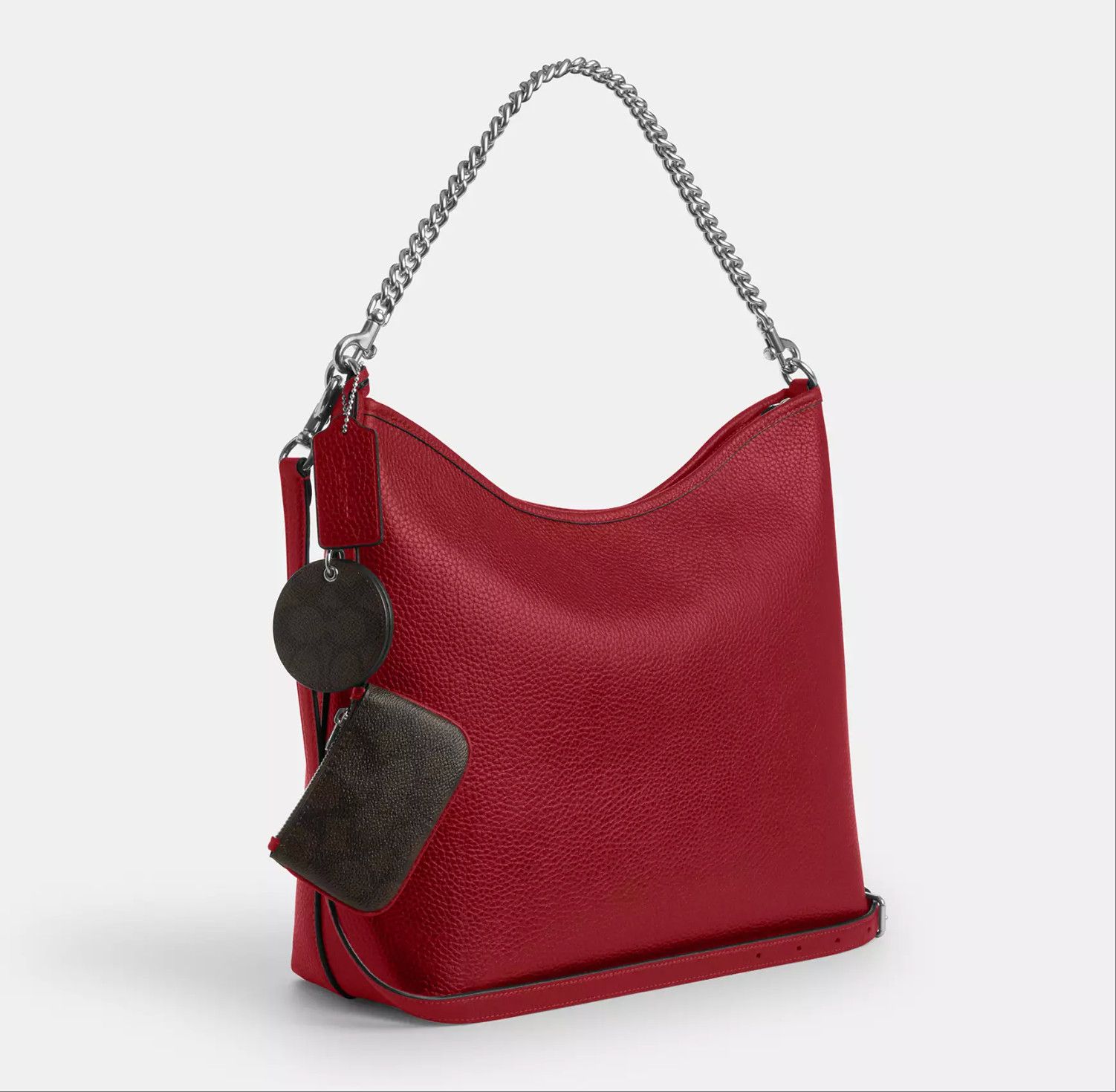 Coach Laurel Large Shoulder Bag With Mirror Charm And Pouch CBI93 Size ONE SIZE - 9 Thumbnail