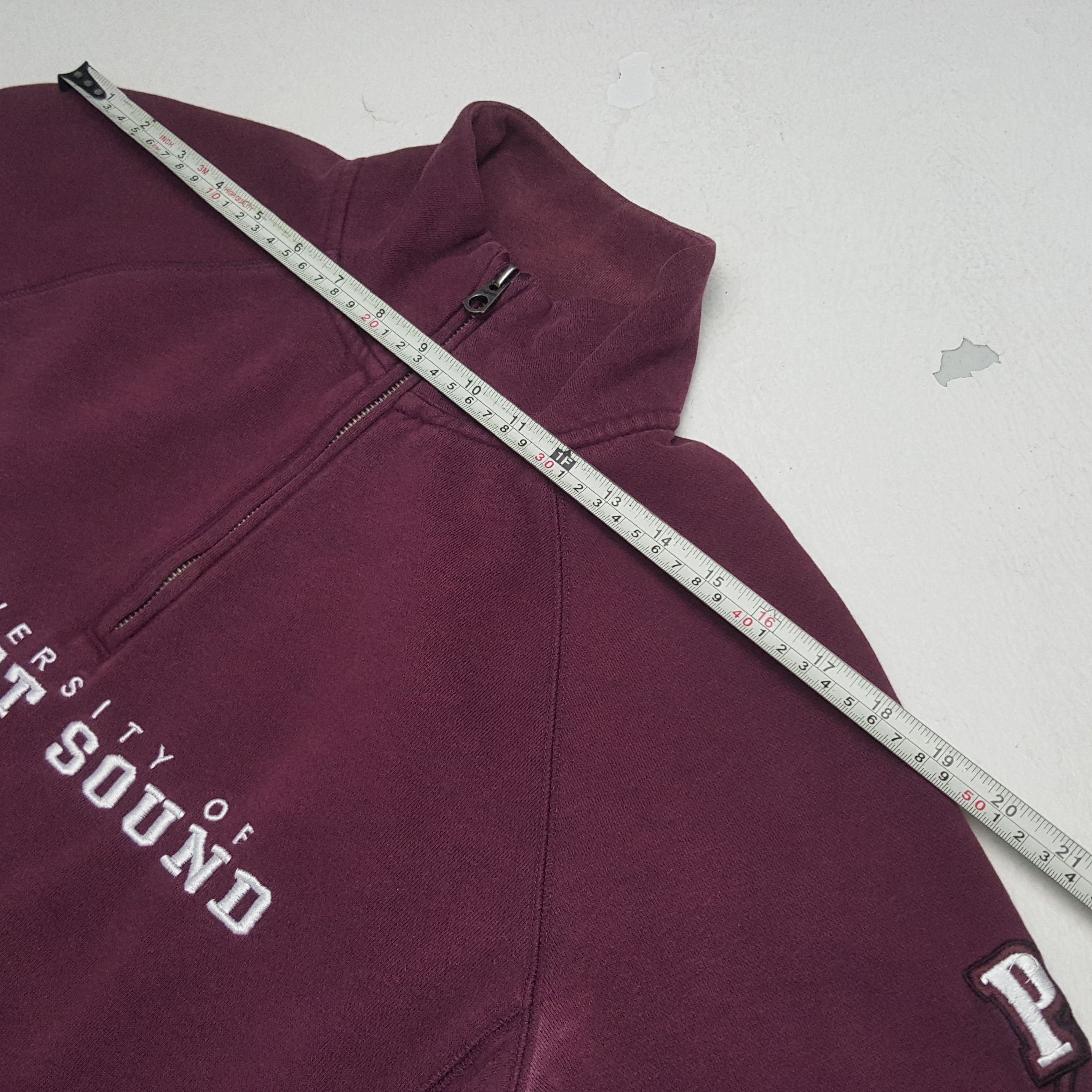 Jansport × Vintage Vintage University of Puget Sound Half Zipper Sweatshirt Size US S / EU 44-46 / 1 - 6 Thumbnail