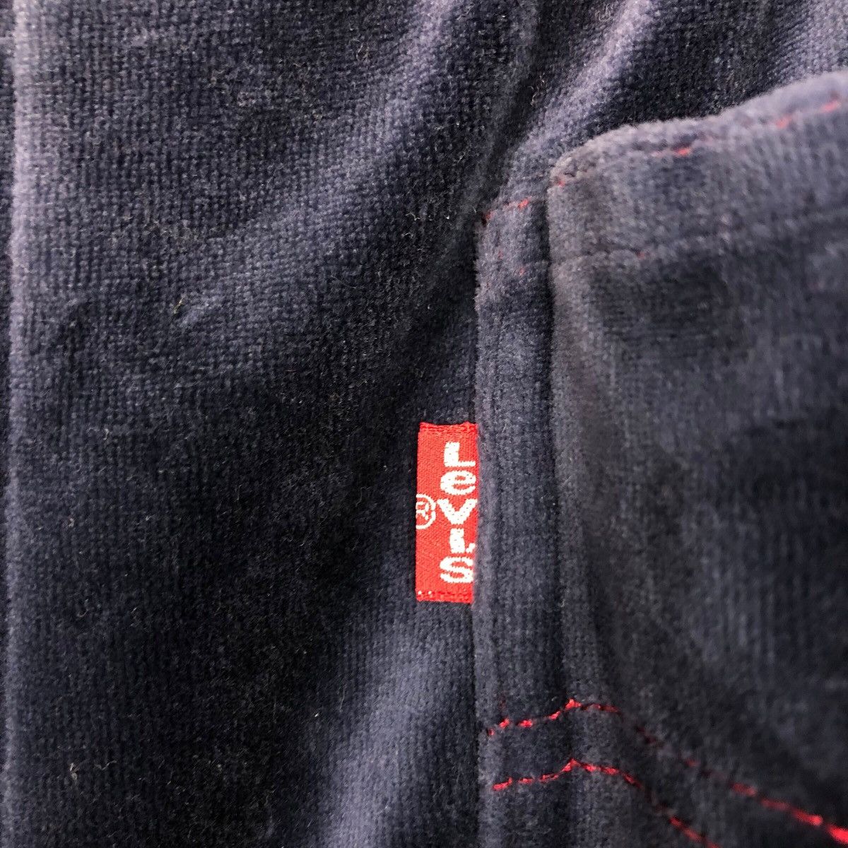Levi's Levi’s Velour Track Pant — Navy Plush w/ Red Side Line Size US 30 / EU 46 - 14 Thumbnail