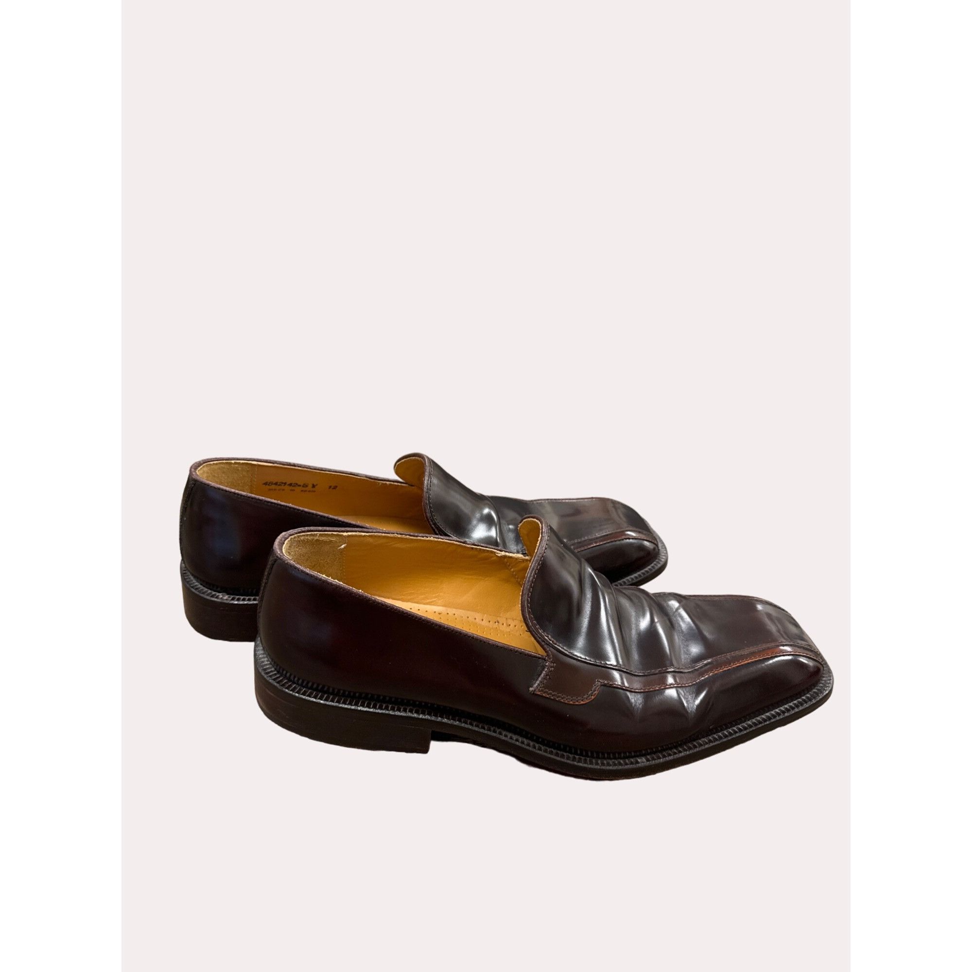 Sandro Moscoloni Sandro Moscoloni men’s brown leather dress loafer shoes size Size US 12 / EU 45 - 4 Thumbnail