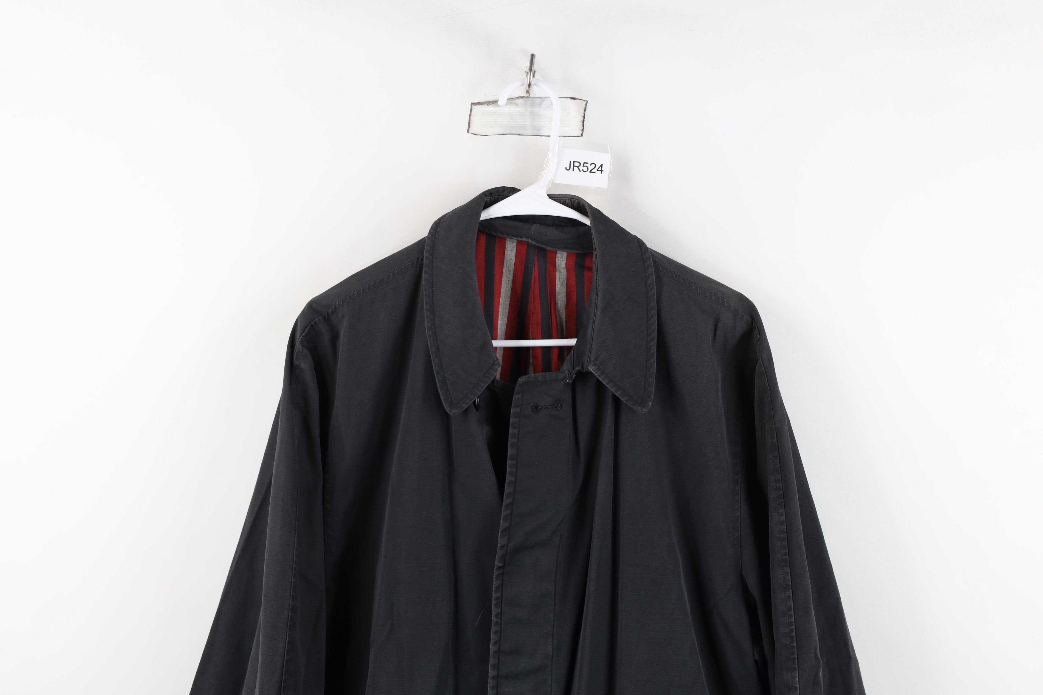Vintage Vintage 50s 60s Streetwear Trench Coat Rain Jacket Black USA Size US XXL / EU 58 / 5 - 2 Thumbnail