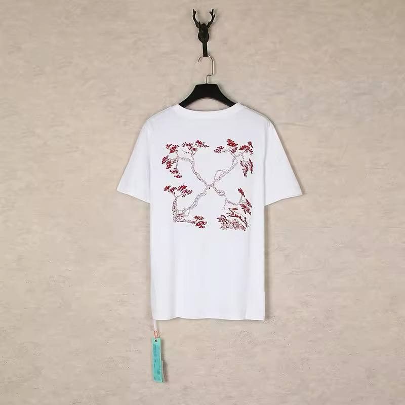 Japanese Brand × Vintage cotton T-shirt with floral embroidery Size US XL / EU 56 / 4 - 1 Thumbnail