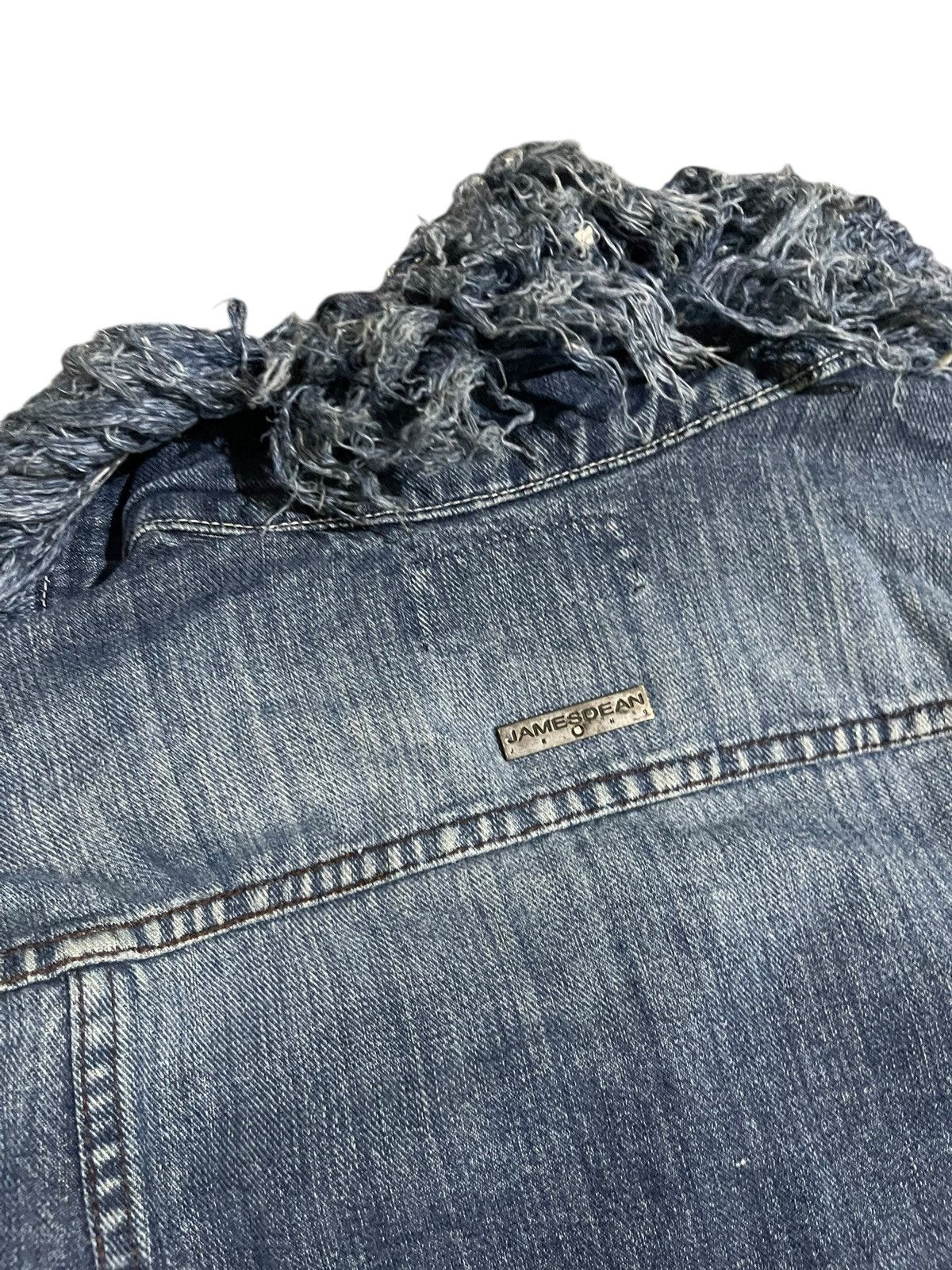 If Six Was Nine Y2K James Dean Fur Denim Jacket Size US S / EU 44-46 / 1 - 8 Thumbnail