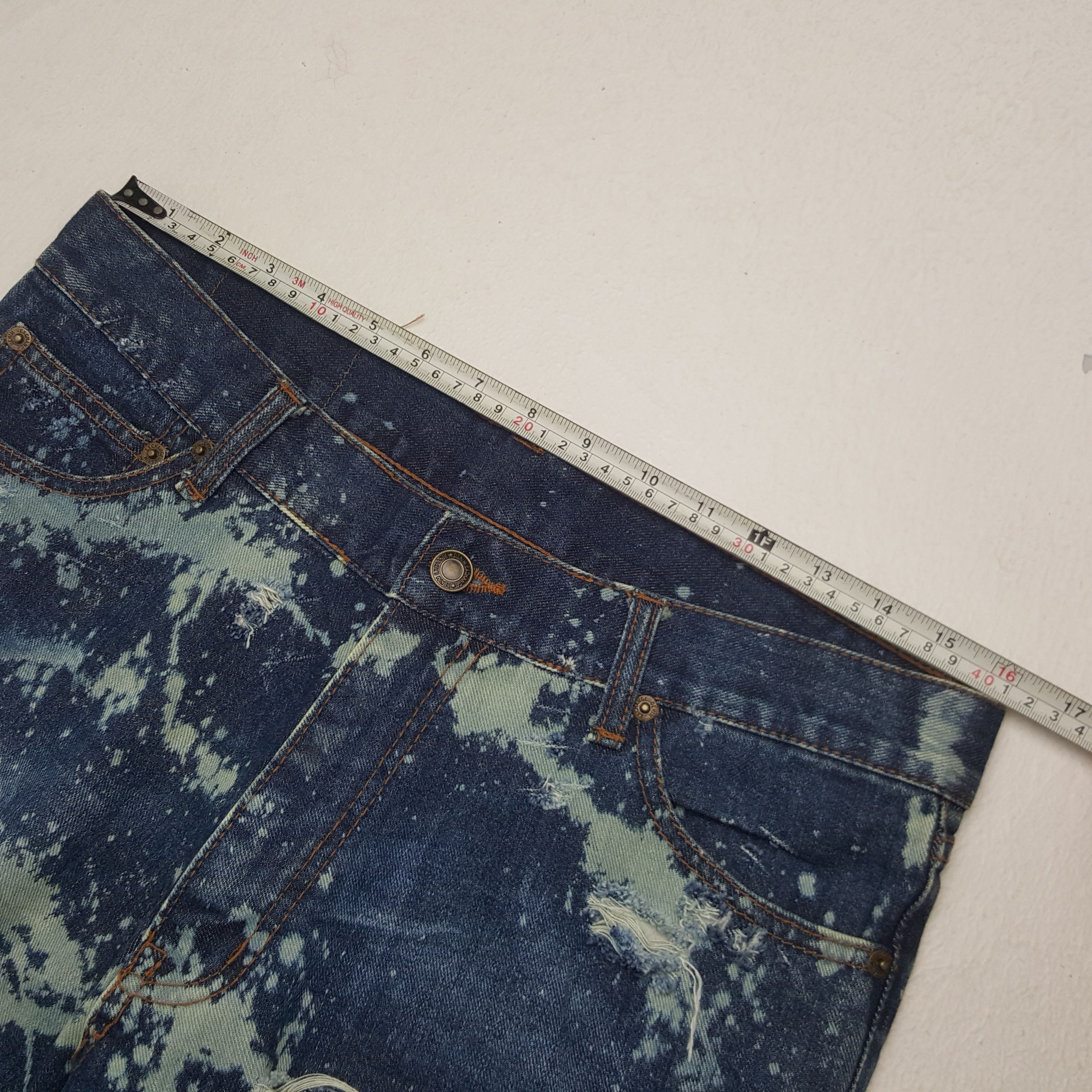 Japanese Brand × Vintage Vintage Japanese Art Acid Wash Distressed Denim Jeans Size US 32 / EU 48 - 7 Thumbnail