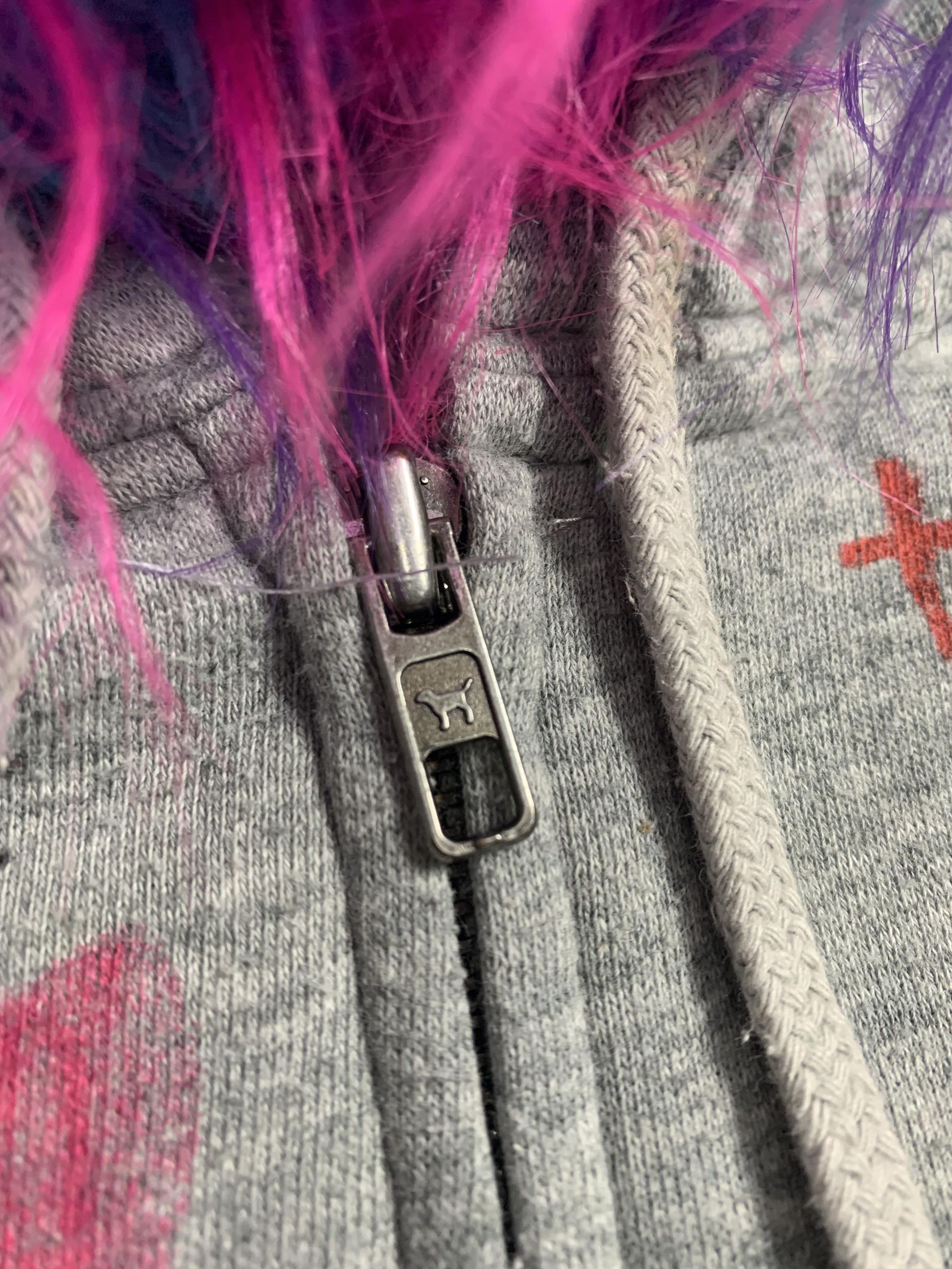 Japanese Brand Crazy Punk and Love Japan Harajuku Fur Hoodie Size US M / EU 48-50 / 2 - 4 Thumbnail