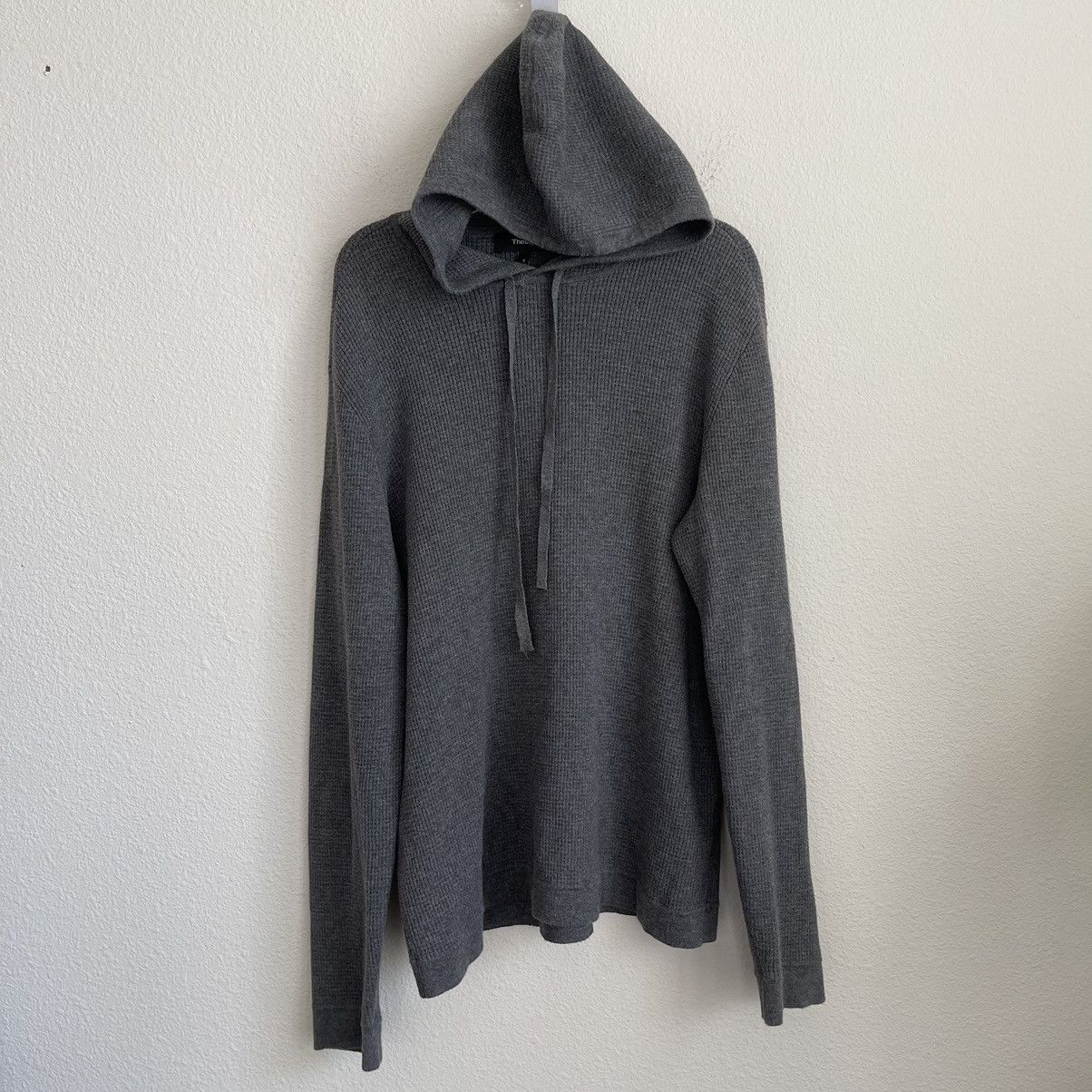 Theory Theory Waffle Cotton Pullover Hoodie Size US S / EU 44-46 / 1 - 1 Thumbnail