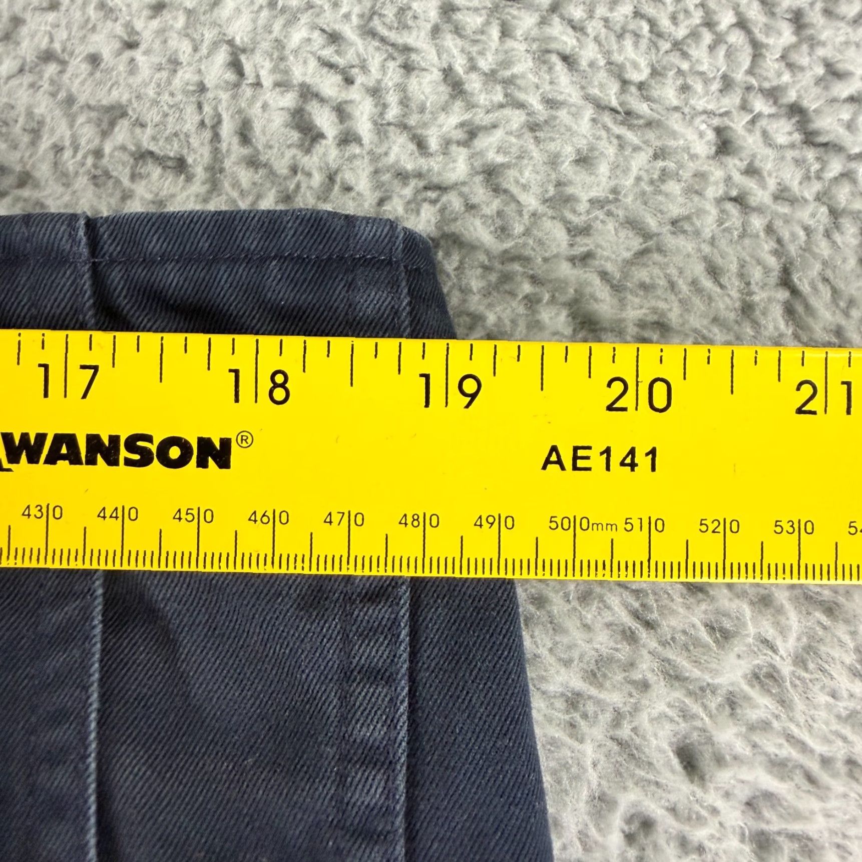 Vintage Wings and Horns Chino Pants Mens Size 36 Blue Straight Leg Casual 100% Cotton Size US 36 / EU 52 - 7 Thumbnail