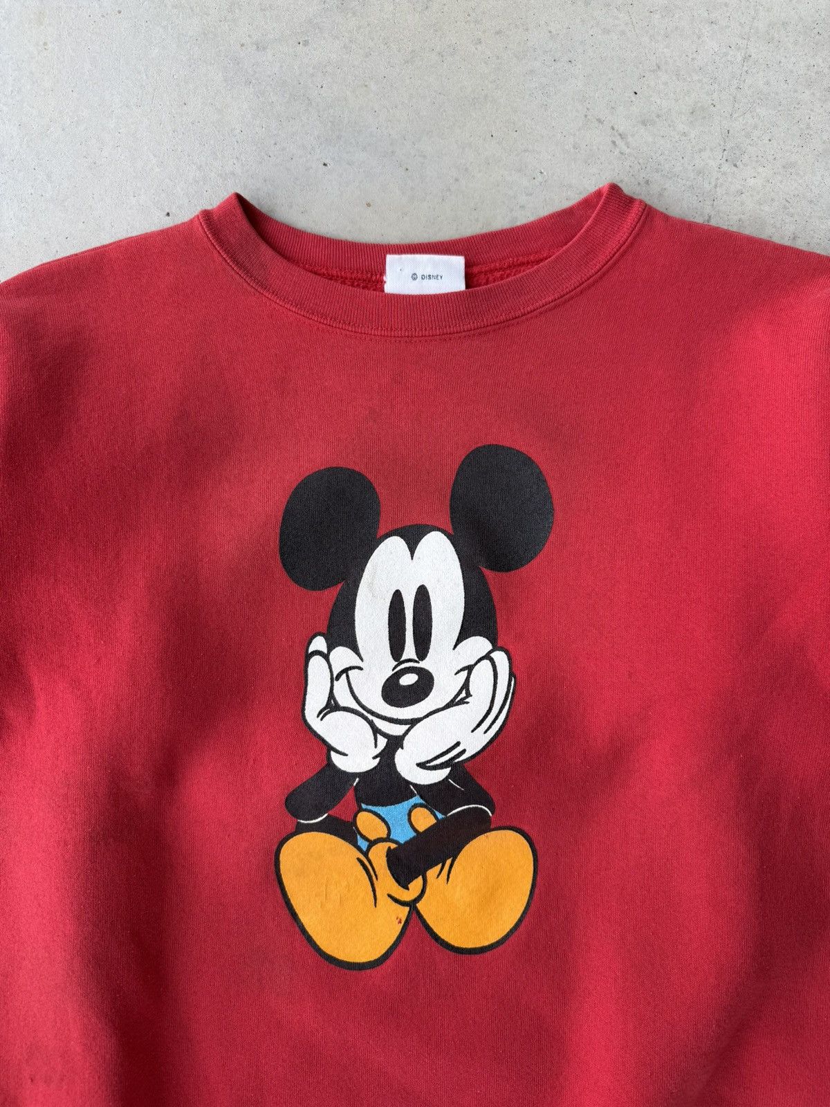 Mickey Mouse Vintage 90s Mickey Mouse Double Sided Crewneck Size US S / EU 44-46 / 1 - 3 Thumbnail