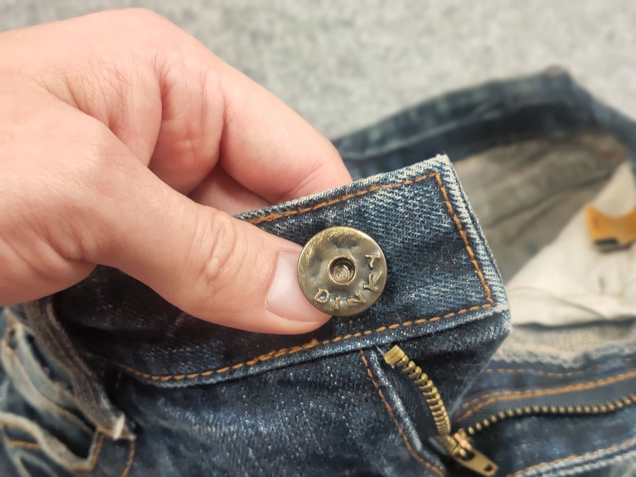 Japanese Brand Vintage Opium Y2K Bondage Distressed Washed Denim Mini Skirt Size 28" / US 6 / IT 42 - 11 Thumbnail
