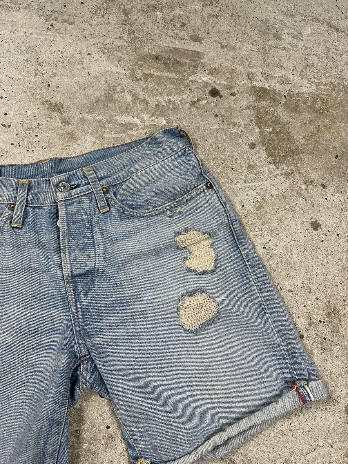 Evisu Vintage Evisu Blue Denim Shorts Lot 1006 Size US 28 / EU 44 - 6 Thumbnail