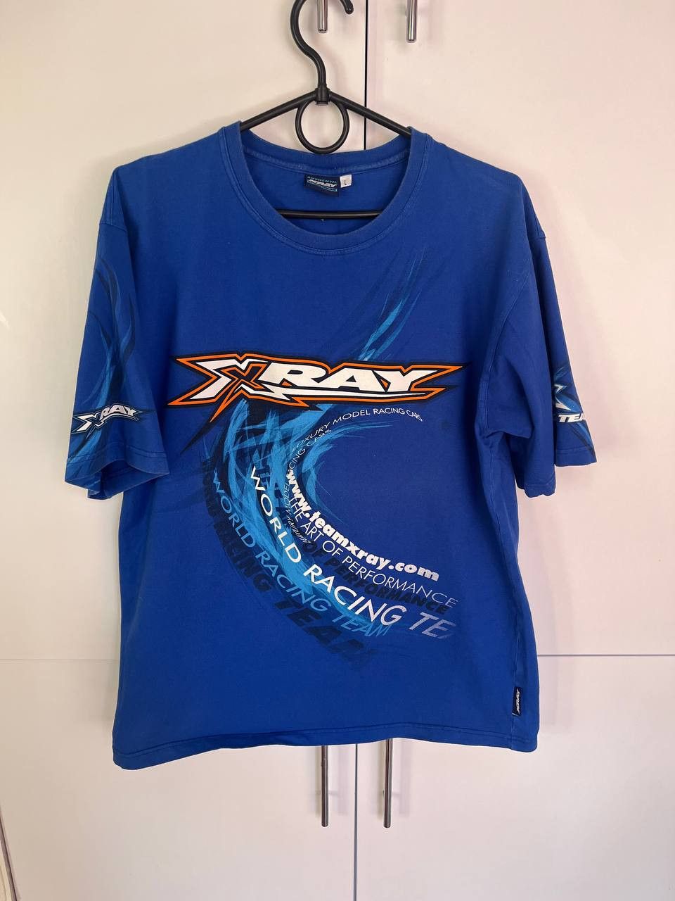 Xray Footwear XRAY Blue World Racing Team t sheart Size US M / EU 48-50 / 2 - 1 Thumbnail
