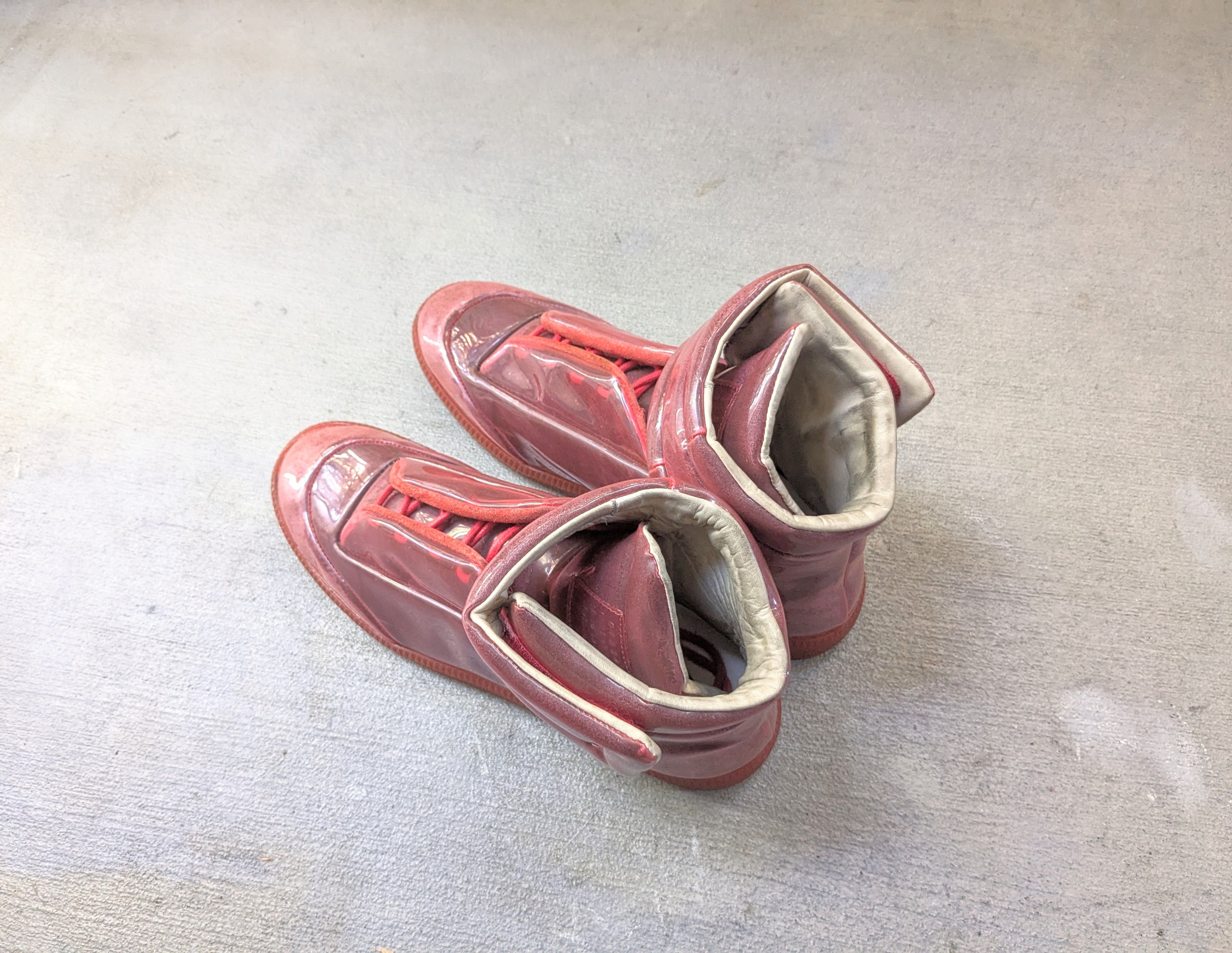 Maison Margiela Maison Margiela Future Red PVC 10 43 High Tops Clear Size US 10 / EU 43 - 14 Thumbnail