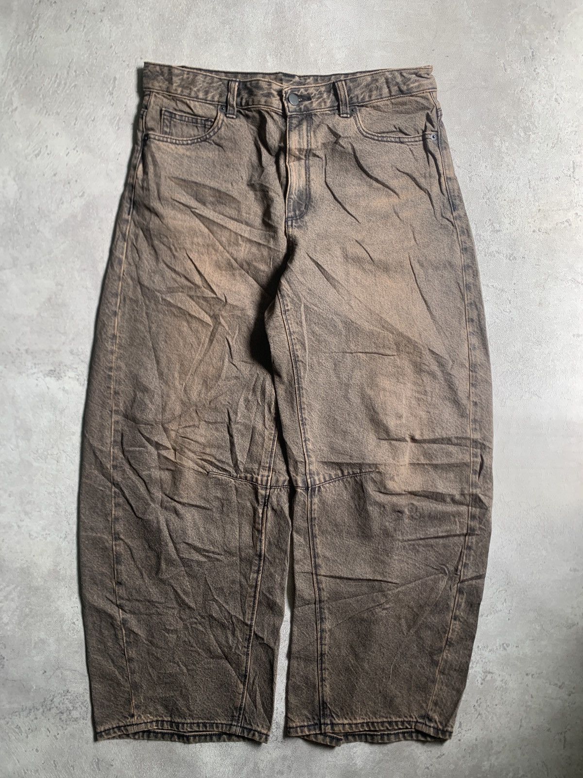 GU Baggy jeans GU Brown Size US 32 / EU 48 - 1 Thumbnail