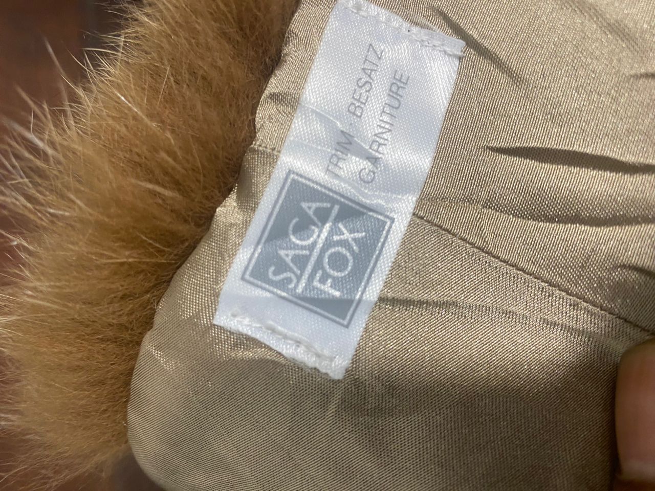 Designer Unisex🔥Saga fox fur muffle Size 28 - 7 Thumbnail