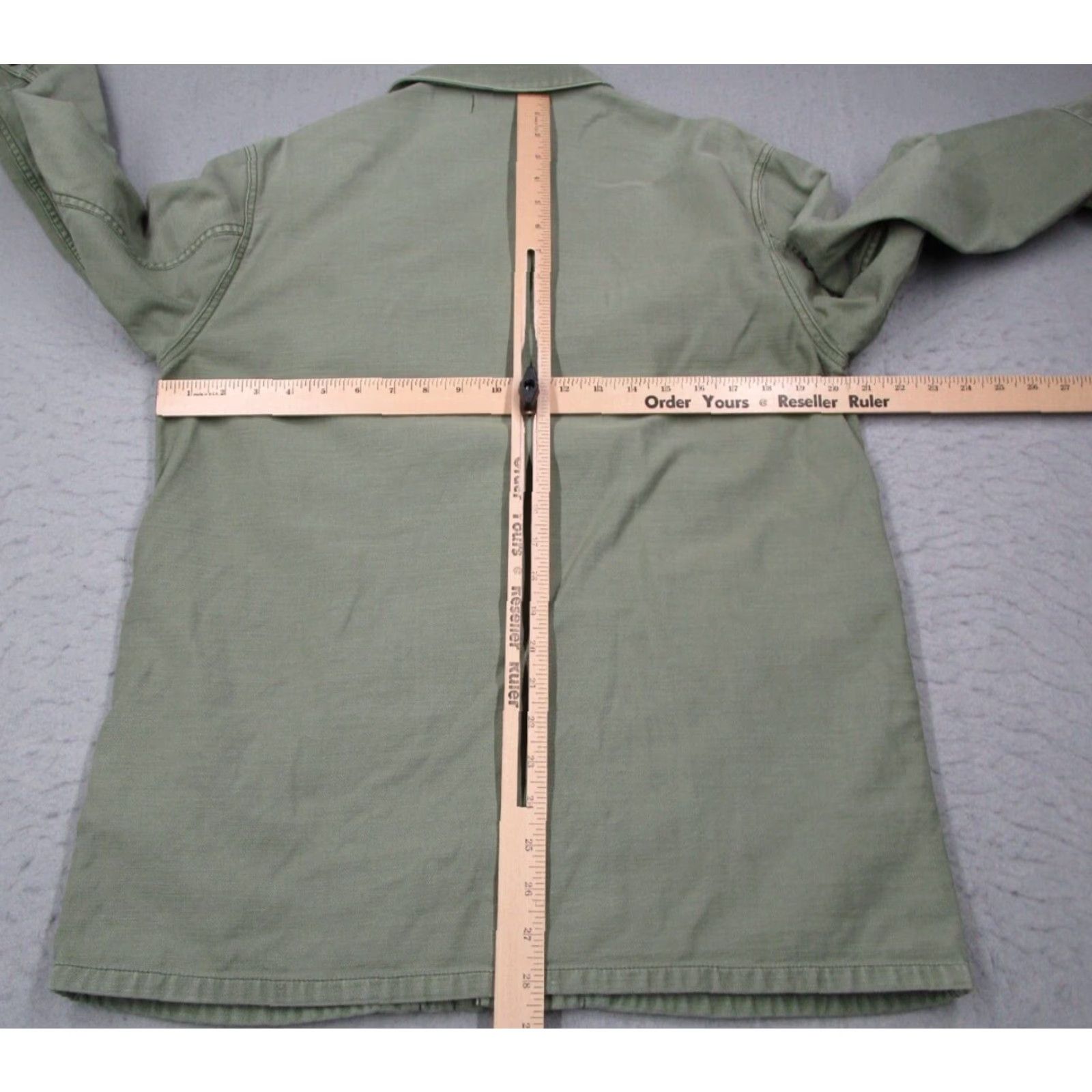 Madewell Madewell Military Jacket Women Small Green Twill Button Up Shacket Workwear Womens Size S / US 4 / IT 40 - 7 Thumbnail