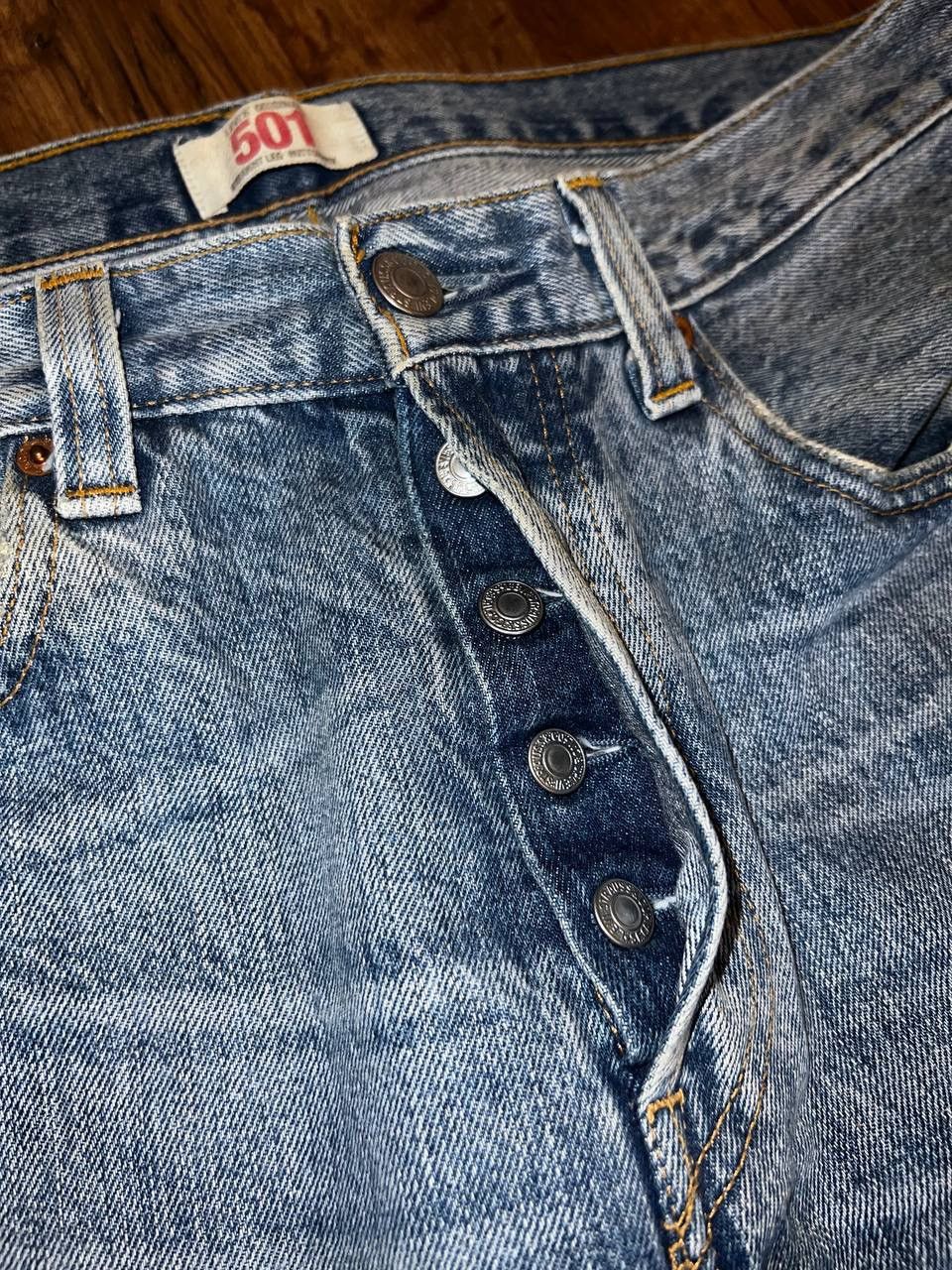 Levi's × Vintage Vintage 1970s Levis 501 #6 Selvedge Jeans Size US 32 / EU 48 - 17 Thumbnail