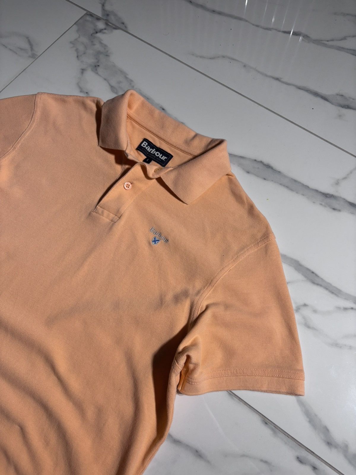 Barbour Barbour Rugby Polo Tshirt Embroidered Logo Collared Neck Size US L / EU 52-54 / 3 - 3 Thumbnail