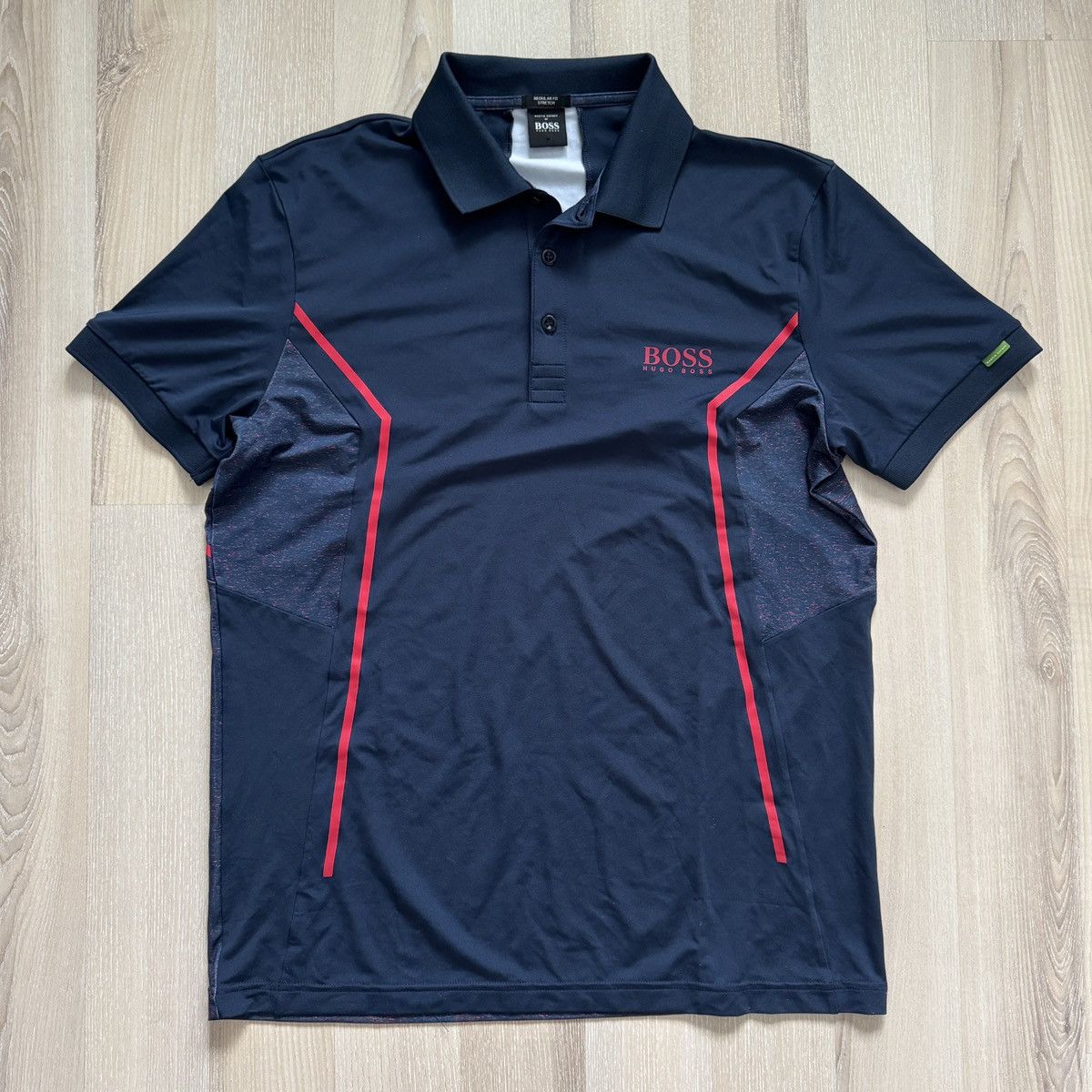 Hugo Boss Hugo Boss x Martin Kaymer Golf Polo Navy/Red — Size L Size US L / EU 52-54 / 3 - 1 Thumbnail