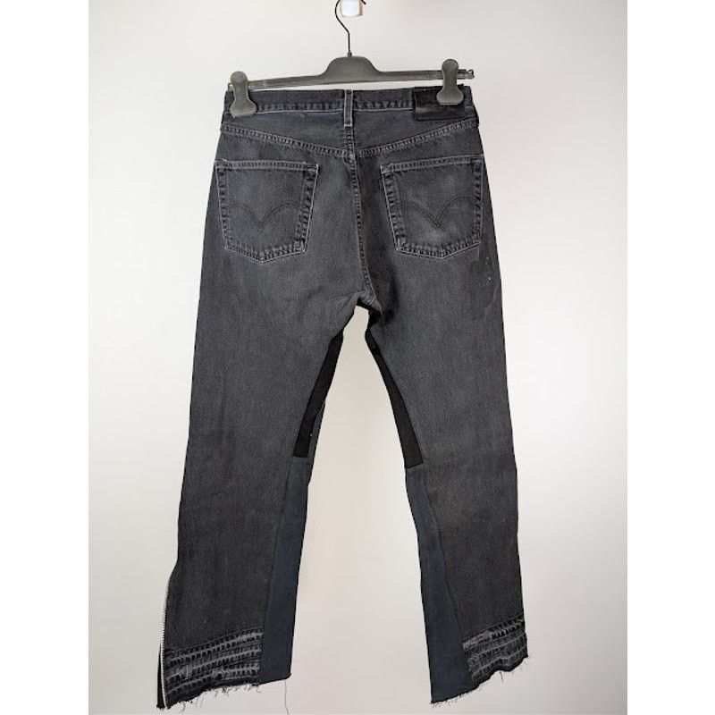 Gallery Dept. o1rshd1 Ready LA Flare Denim Jeans in Black Size US 32 / EU 48 - 10 Thumbnail