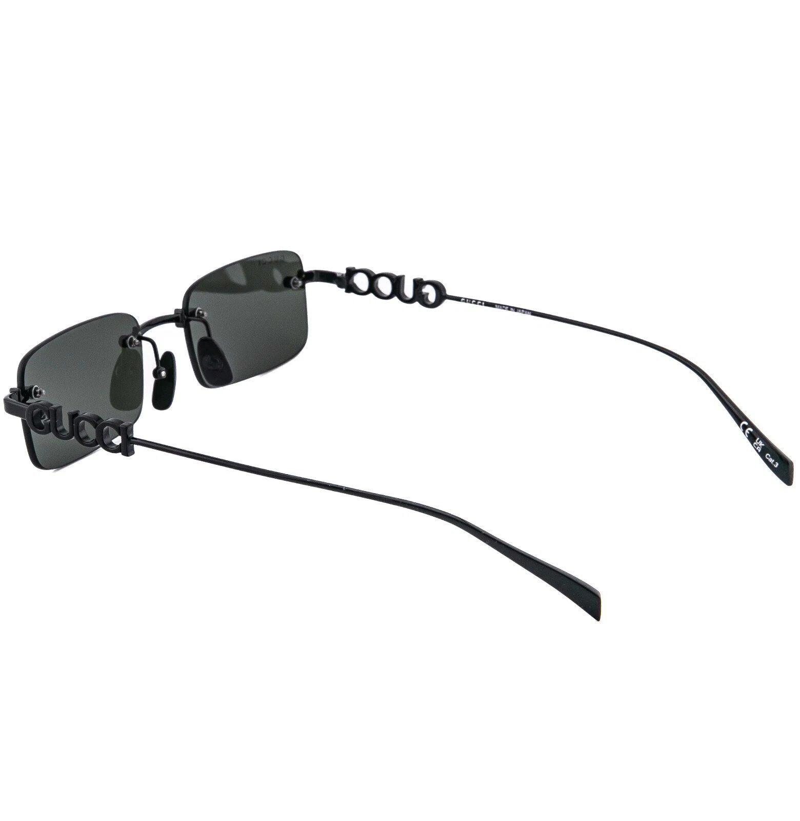 Gucci GUCCI 1808 Black Narrow Square GG1808S Sunglasses 001 Size ONE SIZE - 3 Thumbnail