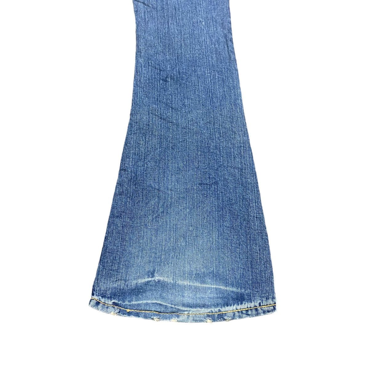 Japanese Brand Keikii Lee Denim Double Waist Flare Jeans Size US 29 - 16 Thumbnail