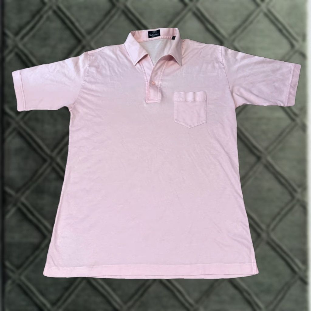 Countess Mara VINTAGE Countess Mara Polo Shirt Collared Light Pink 80s Large Men Size US L / EU 52-54 / 3 - 1 Thumbnail