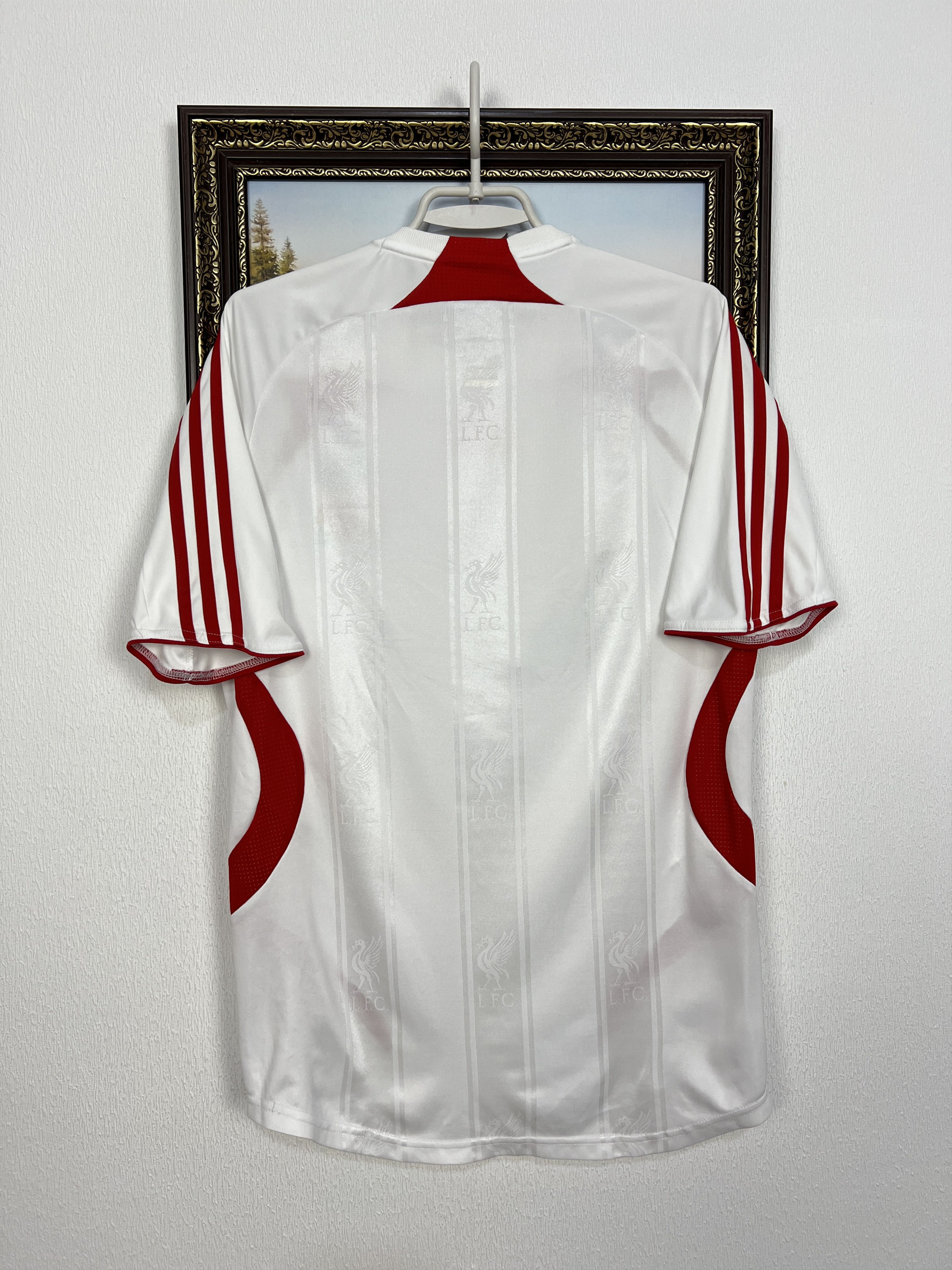 Adidas Liverpool Away football shirt 2007 Soccer Jersey Trikot Size US M / EU 48-50 / 2 - 9 Thumbnail