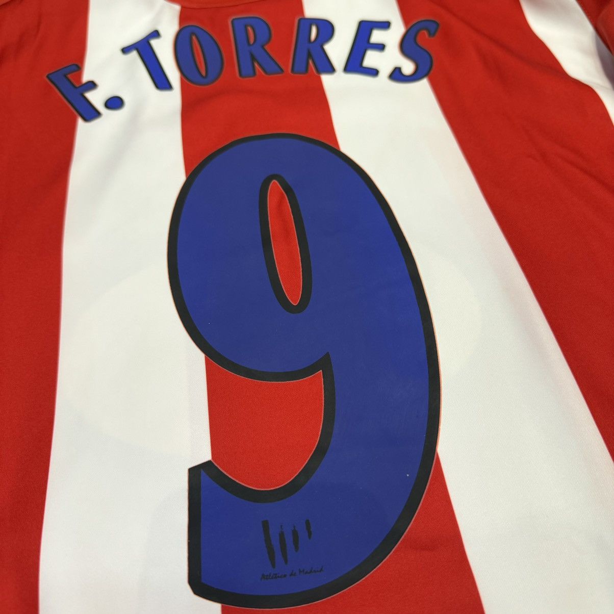 Nike Atletico Madrid 05/06 player issue home shirt #9 F.Torres Size US XL / EU 56 / 4 - 7 Thumbnail