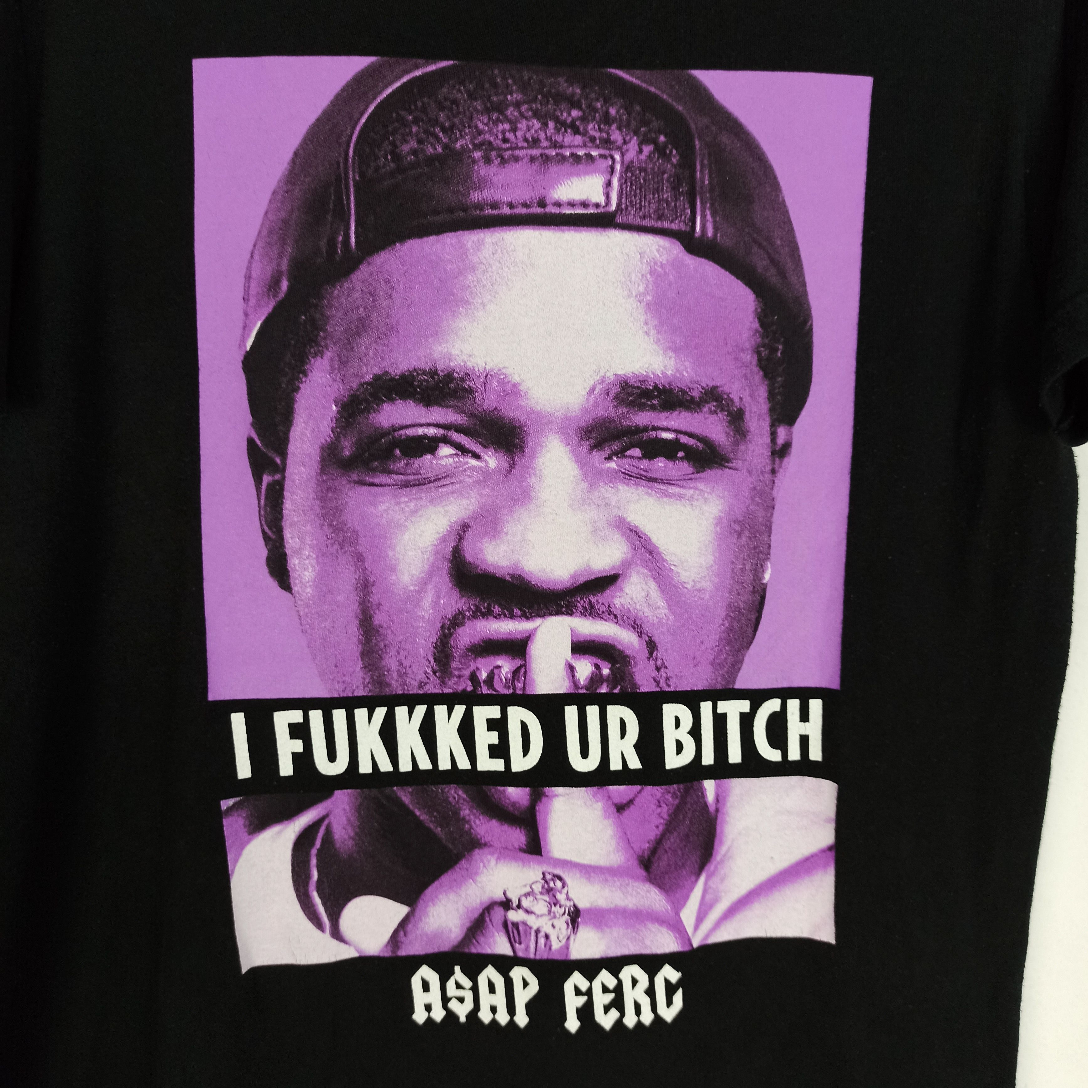 Rap Tees Asap Ferg graphic t-shirt Fuckked Ur Bitch Size US M / EU 48-50 / 2 - 2 Thumbnail