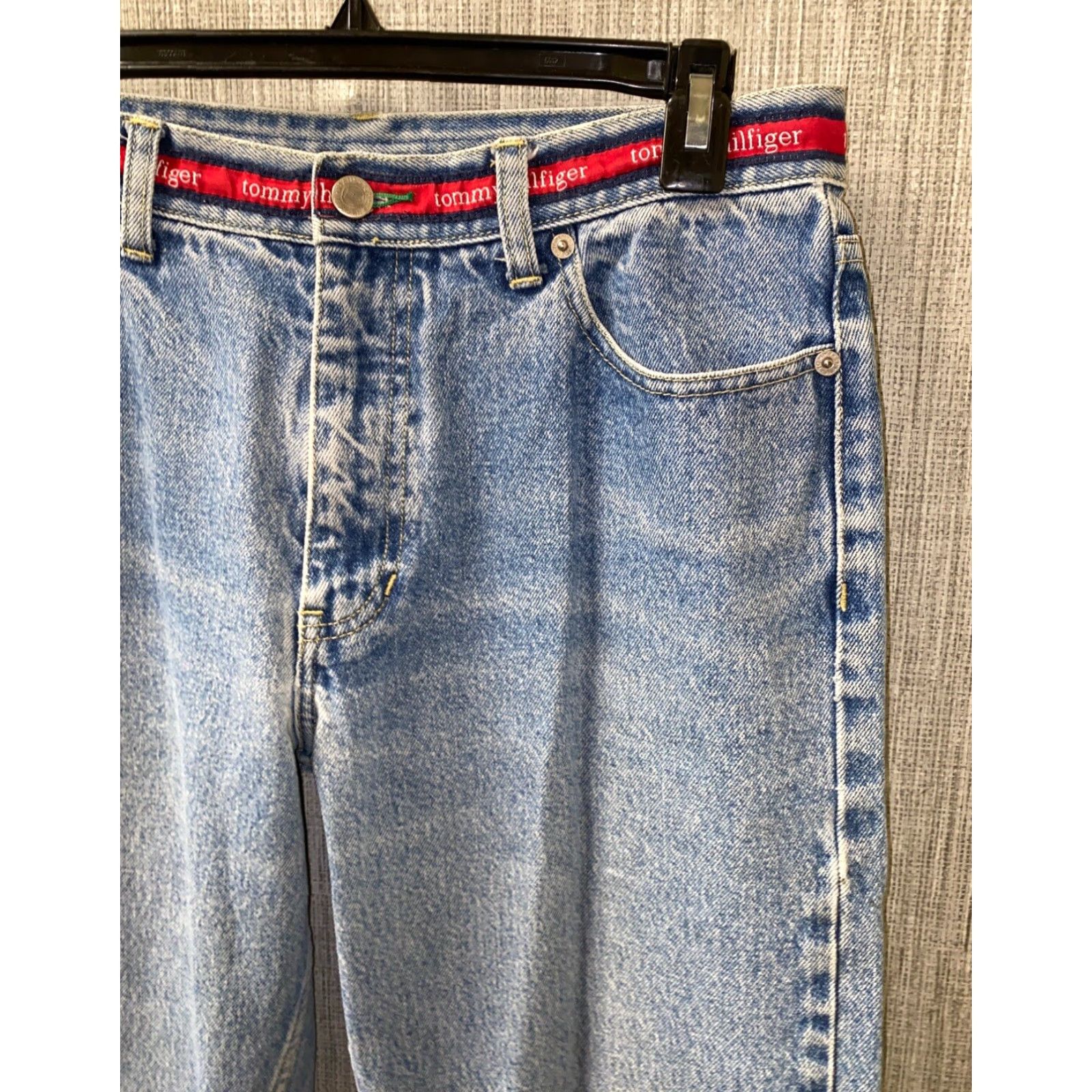 Tommy Hilfiger VINTAGE Tommy Hilfiger Jeans Womens Denim Zip Fly Jeans Size 7 Blue Size 28" / US 6 / IT 42 - 2 Thumbnail