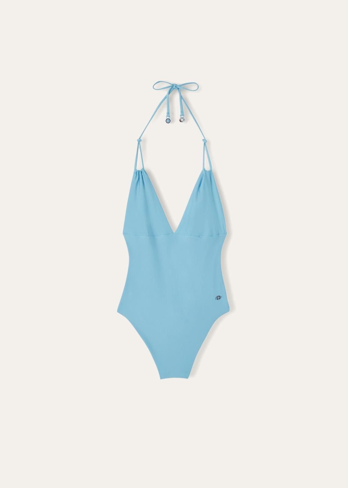 Loro Piana o1srvl11e0725 FAN0873 One-piece Swimsuit in Light Blue Size XS / US 0-2 / IT 36-38 - 1 Thumbnail