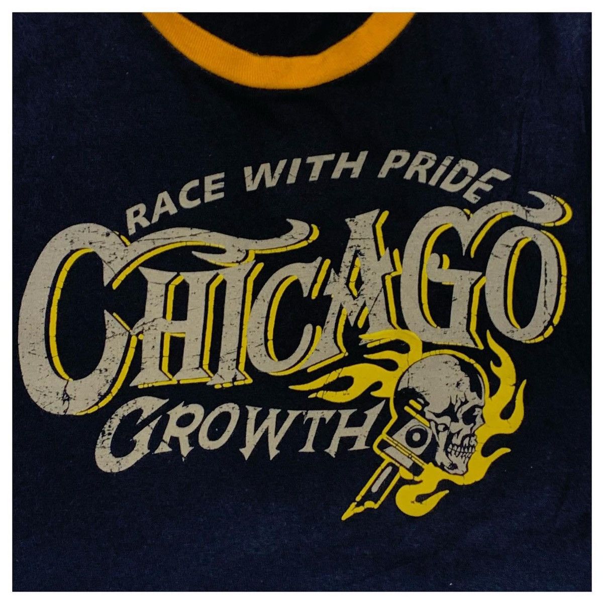 Japanese Brand 2000S ROUTE66 CHICAGO GROWTH RINGER TEE Size US M / EU 48-50 / 2 - 2 Thumbnail