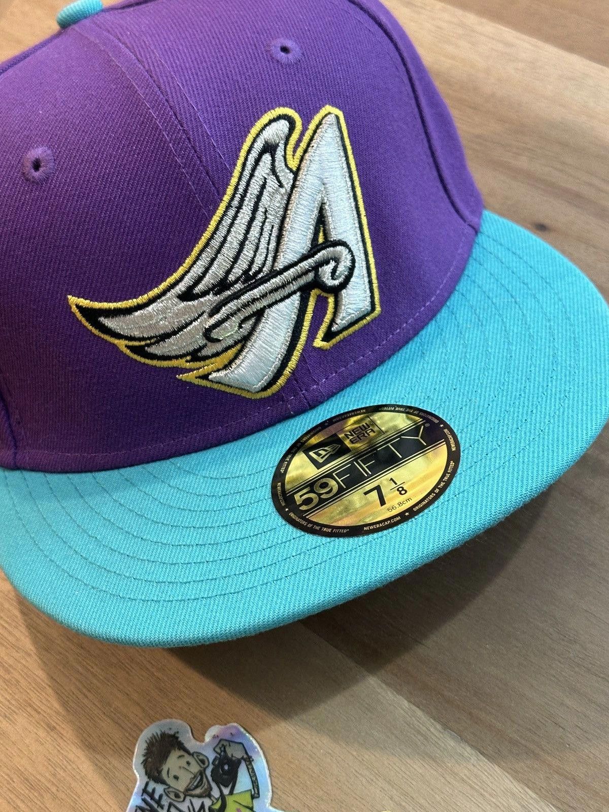 New Era Anaheim Angels Mighty Ducks Fitted Hat Size 7 1/8 Size ONE SIZE - 3 Thumbnail