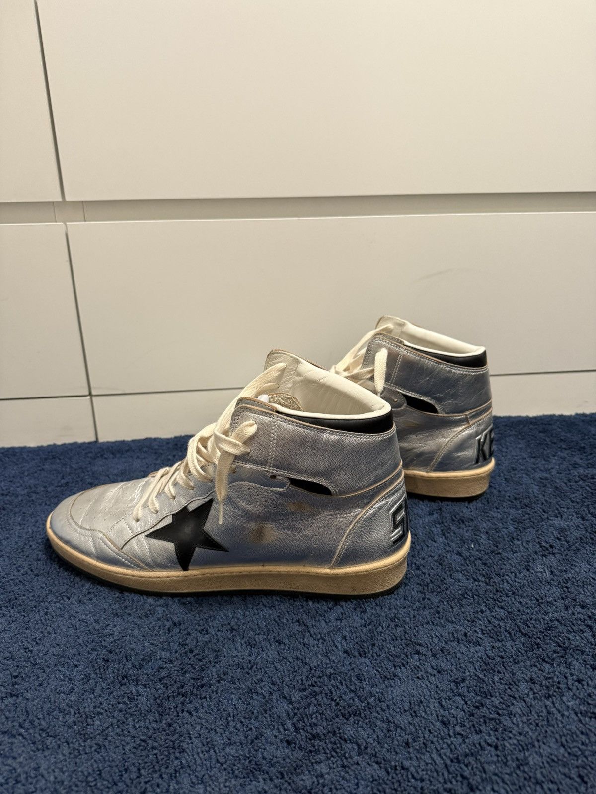 Golden Goose Golden goose sky star high ‘silver’ Size US 13 / EU 46 - 4 Thumbnail