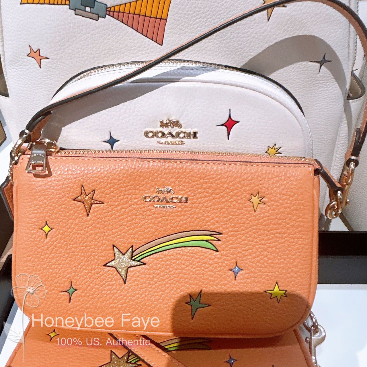 Coach Coach X Observed By Us Nolita 19 In Leather With Star Print Size ONE SIZE - 3 Thumbnail