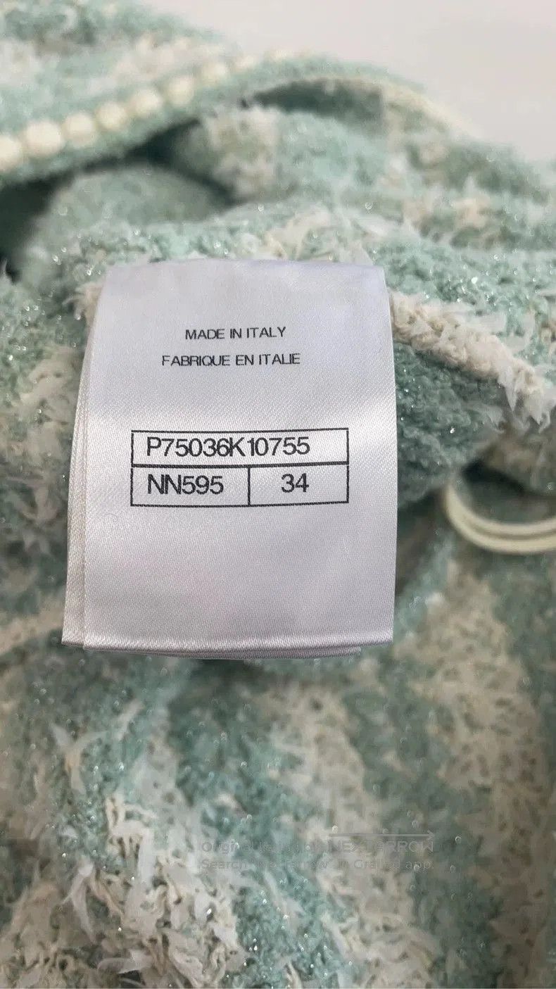 Chanel Chanel Mint Green Sleeveless Dress. Size US XS / EU 42 / 0 - 4 Thumbnail